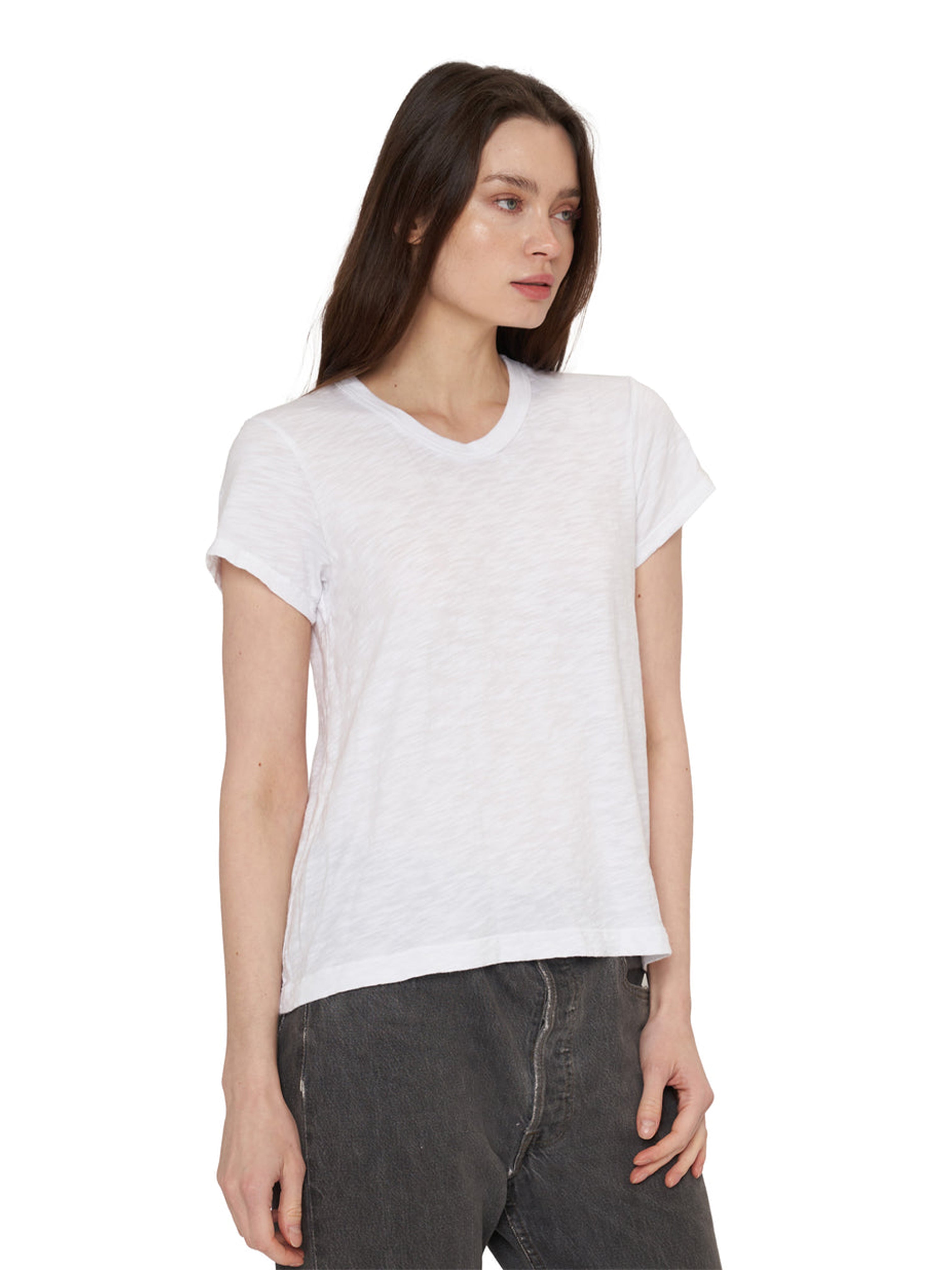 BASIC CREW S/S T SHIRT WHITE