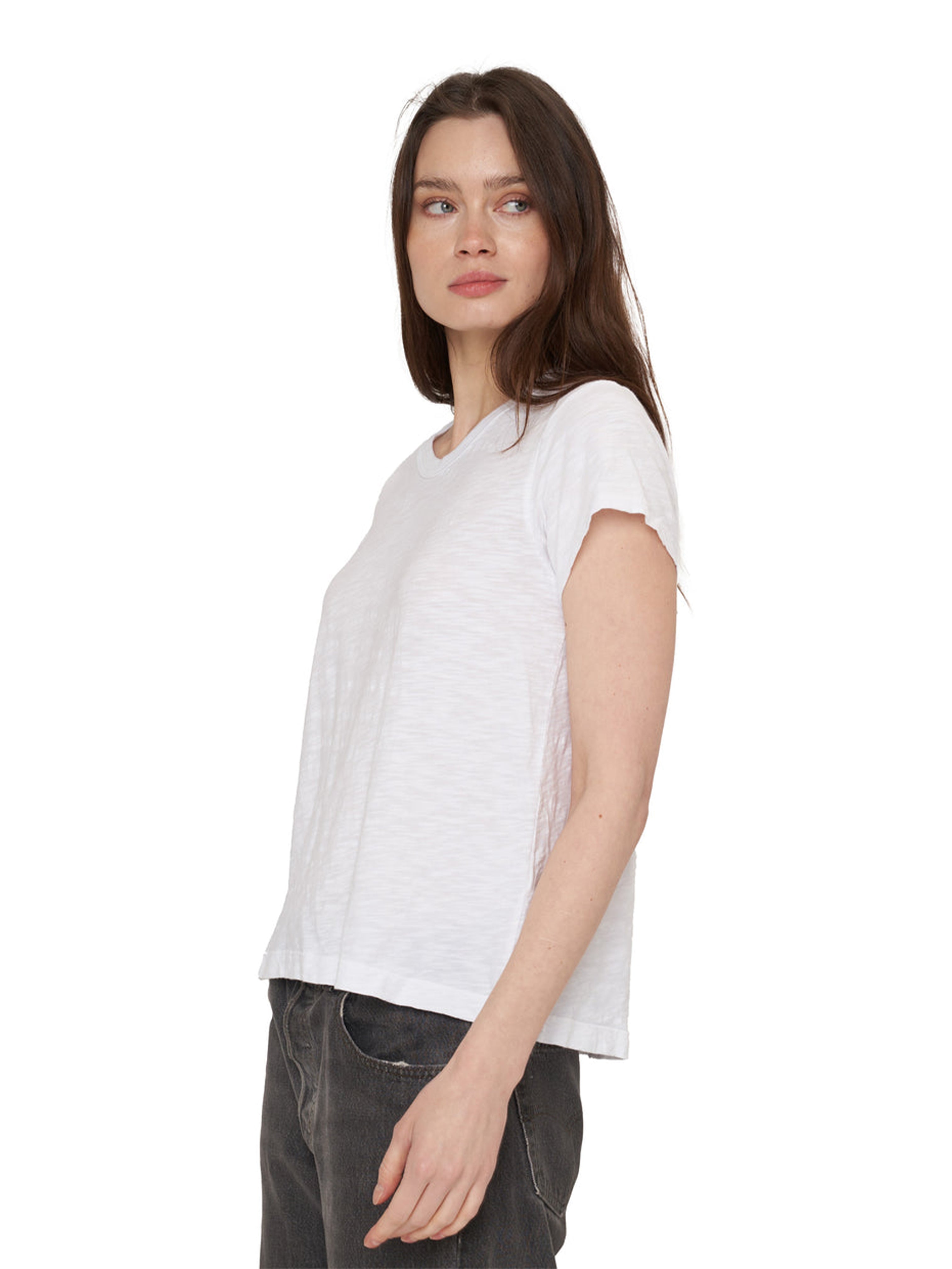 BASIC CREW S/S T SHIRT WHITE