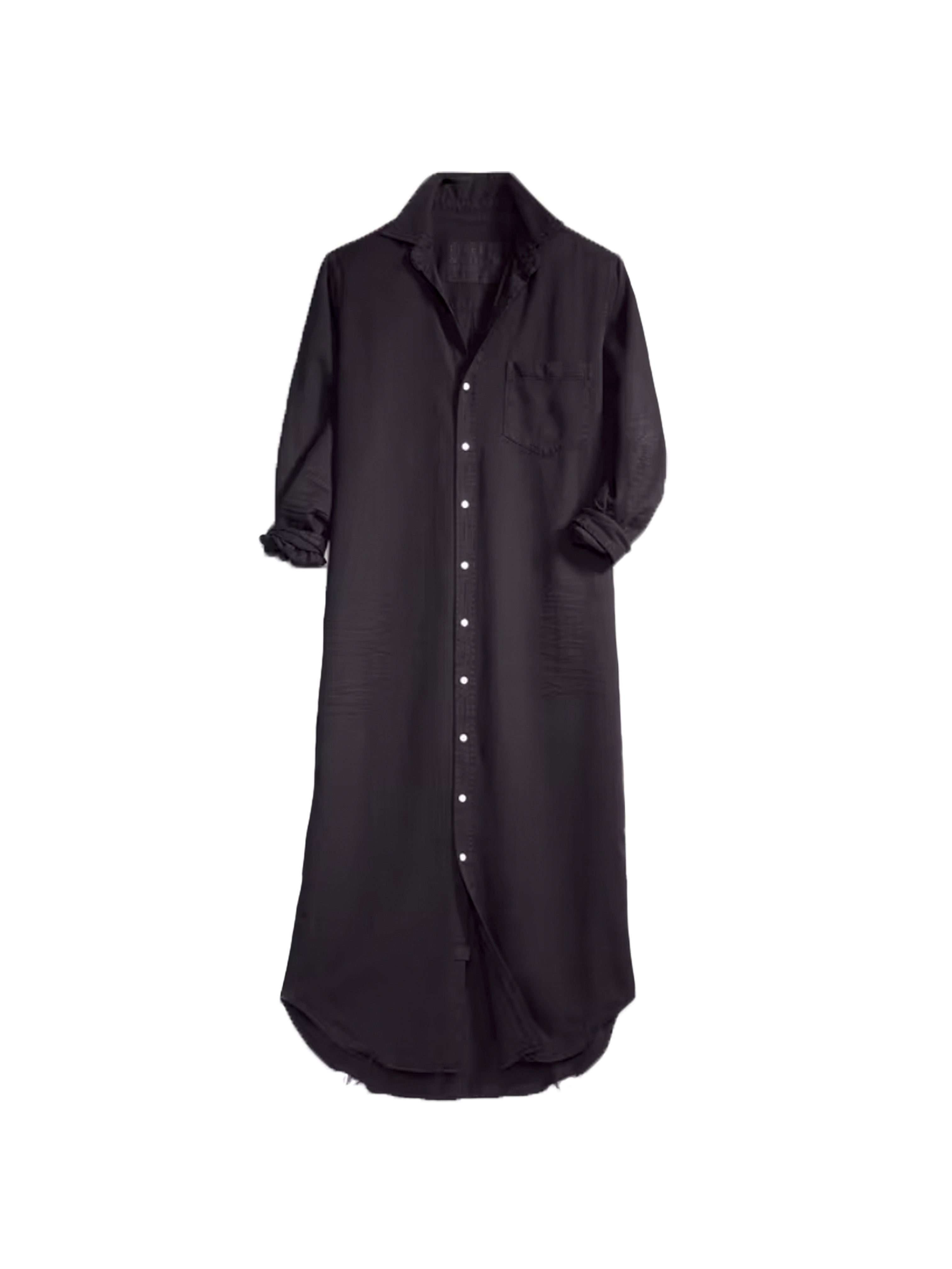 RORY SHIRT DRESS DENIM BLACK