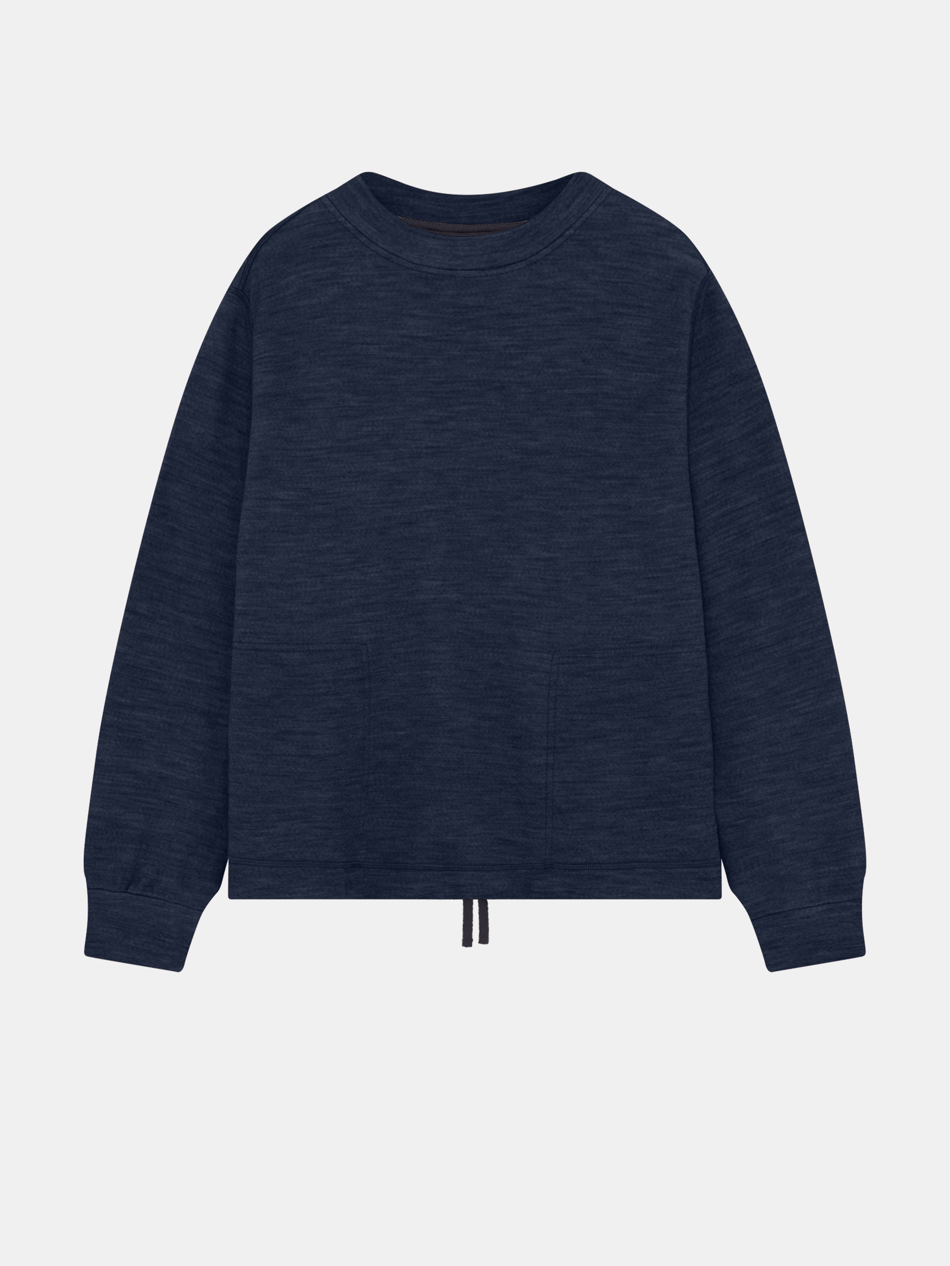 SWEATSHIRT MID BLUE MELANGE