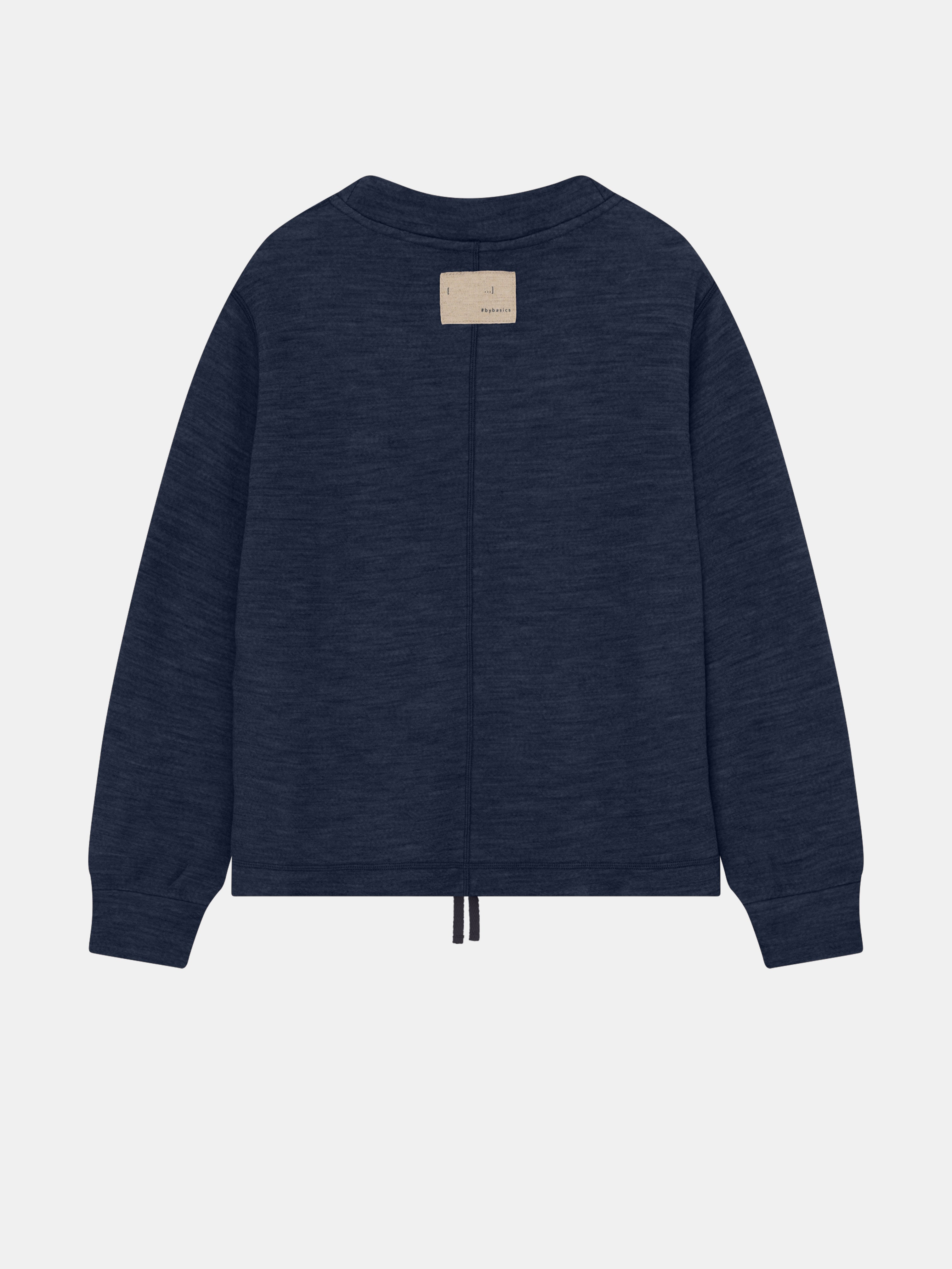 SWEATSHIRT MID BLUE MELANGE