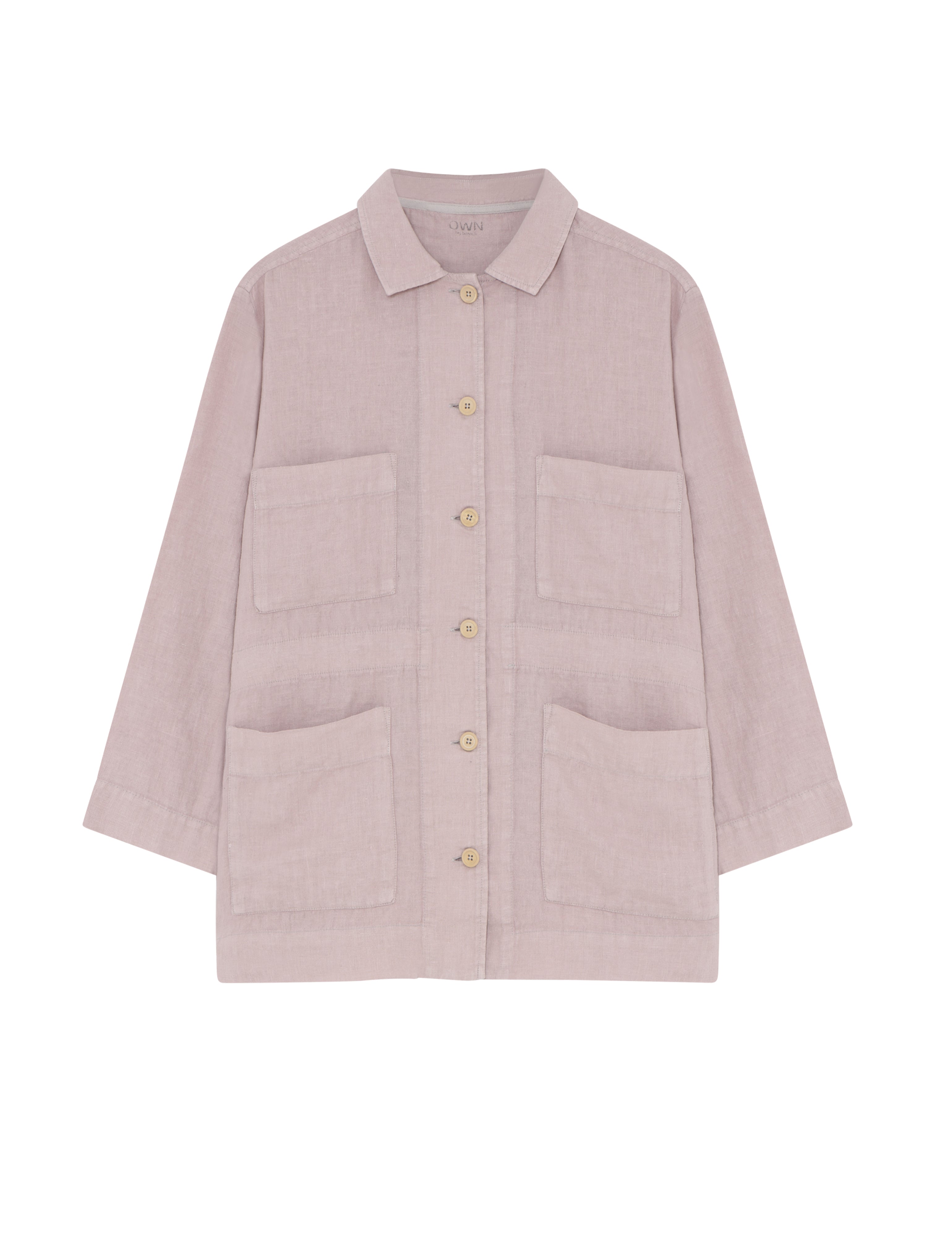 LINEN JACKET BLUSH