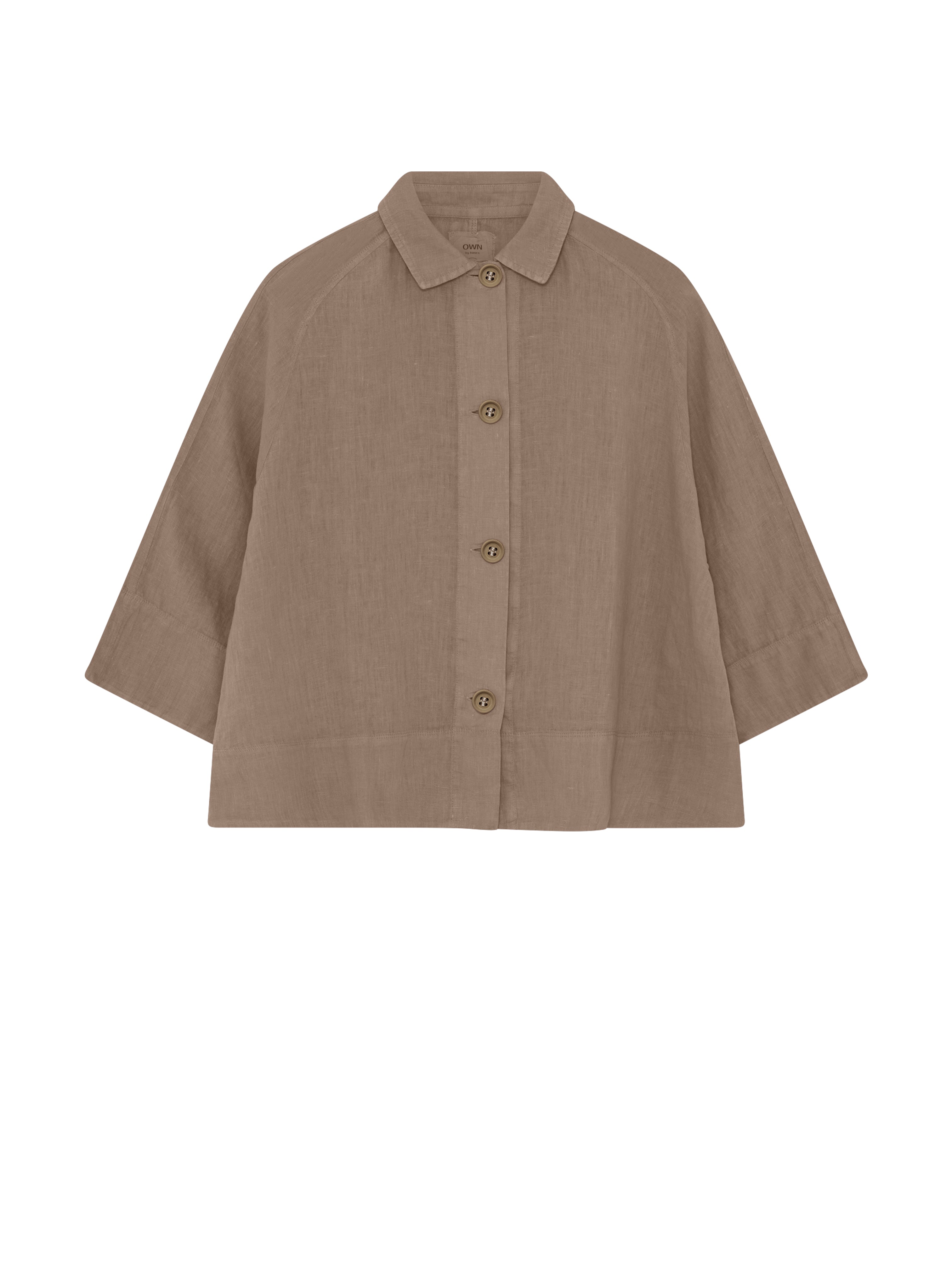 LINEN SHIRT BARK