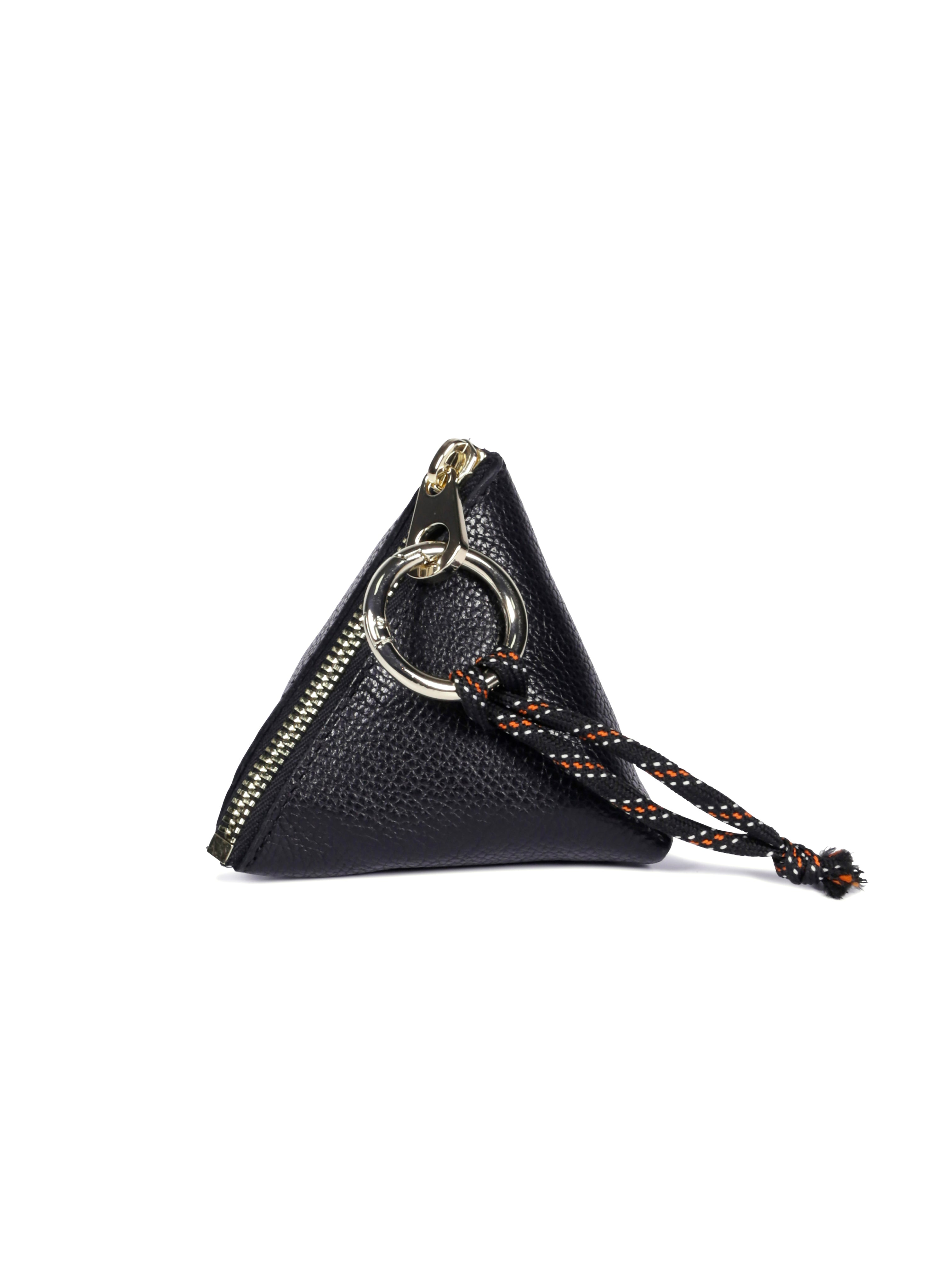 PYRAMIDE GRAINE PURSE NOIR