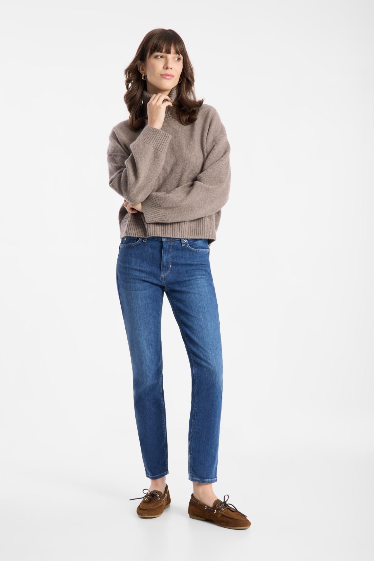 SUZY RING STRETCH DENIM JEAN DARK BLUE