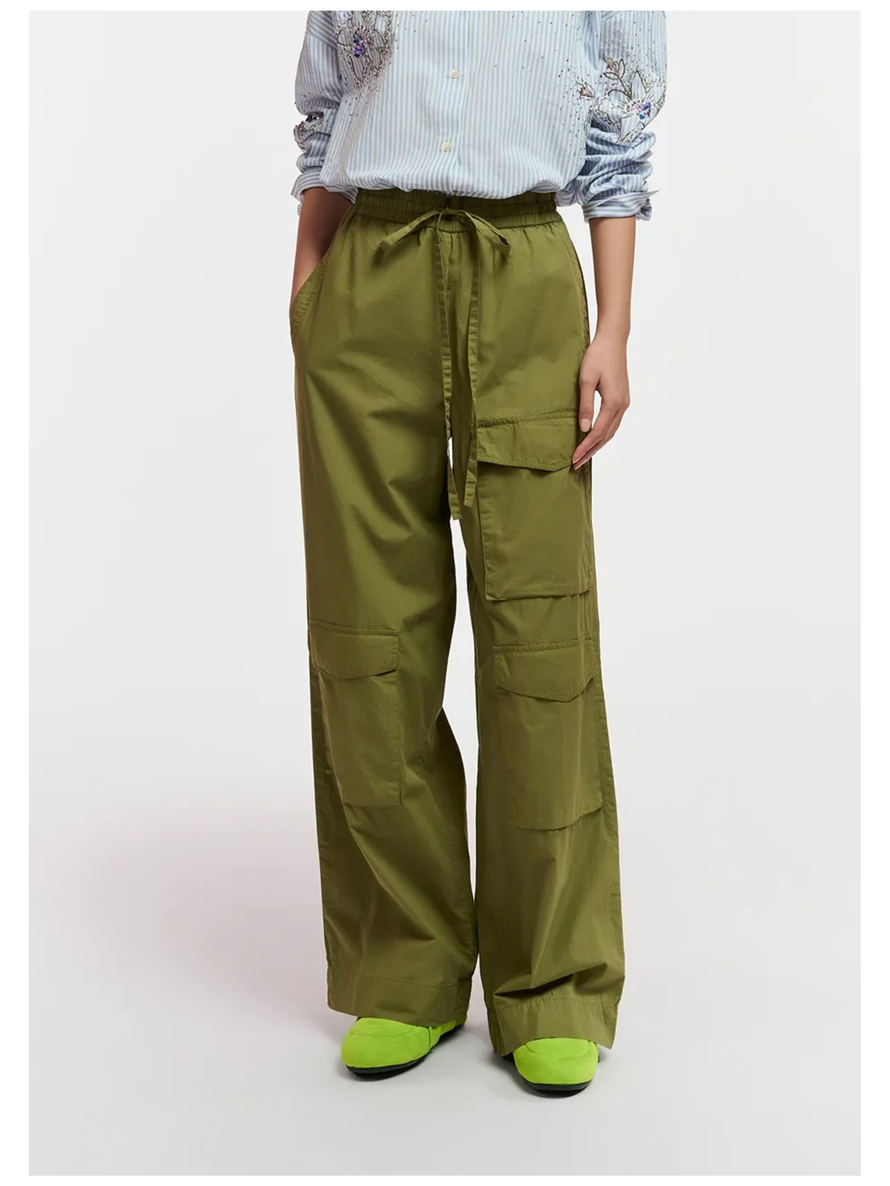 FOPY SHADOW PANTS OLIVE