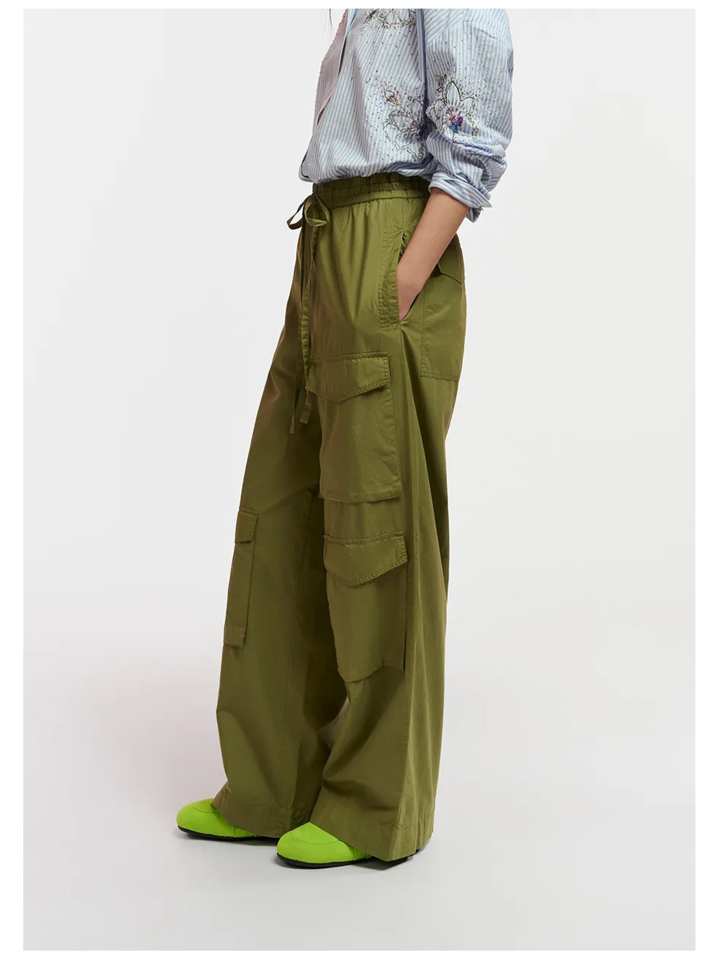 FOPY SHADOW PANTS OLIVE