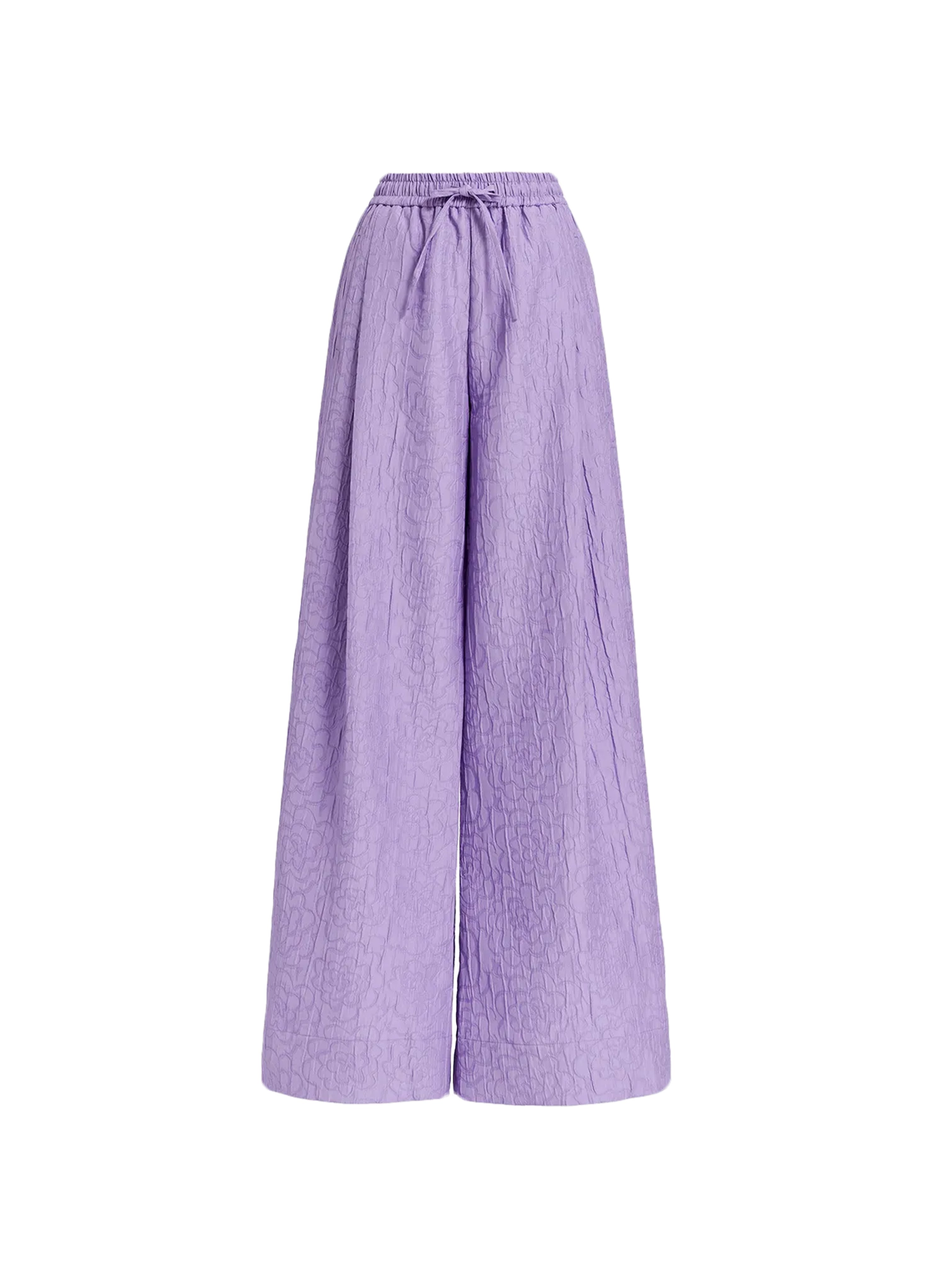 GONE PANT LILAC FLORAL JACQUARD