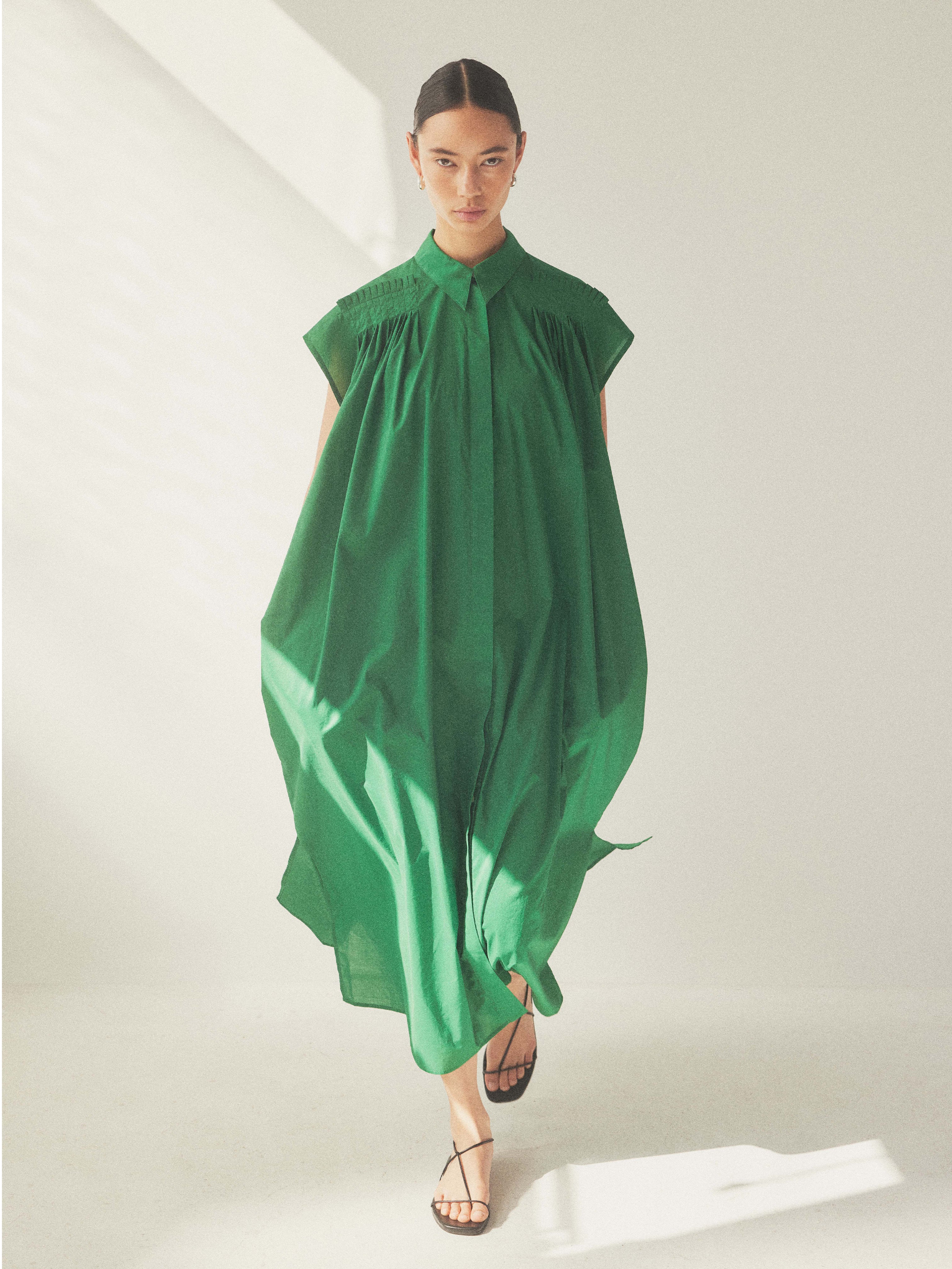 HANNAH DRESS EMERALD