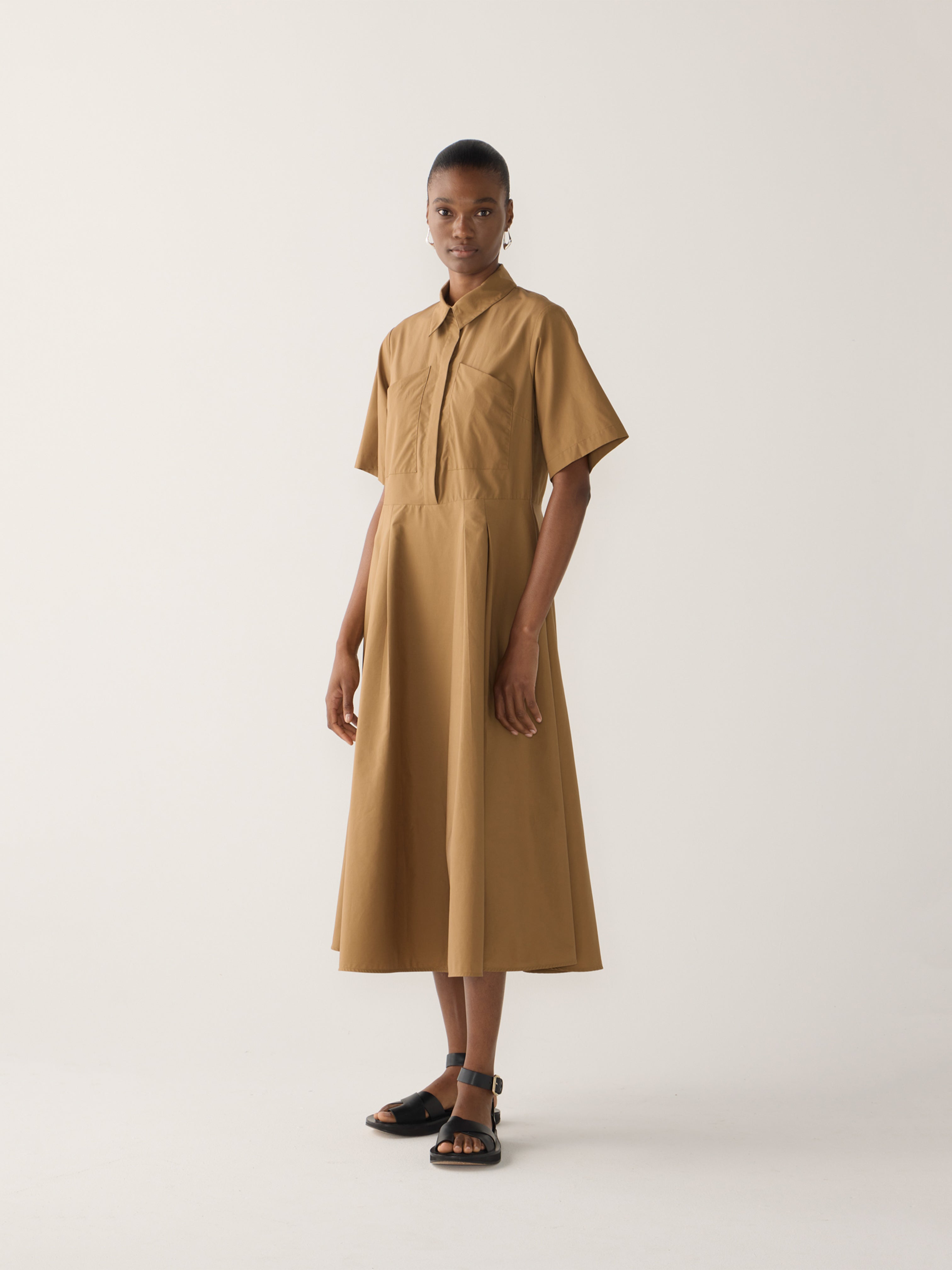 CALLIOPE DRESS COCOA