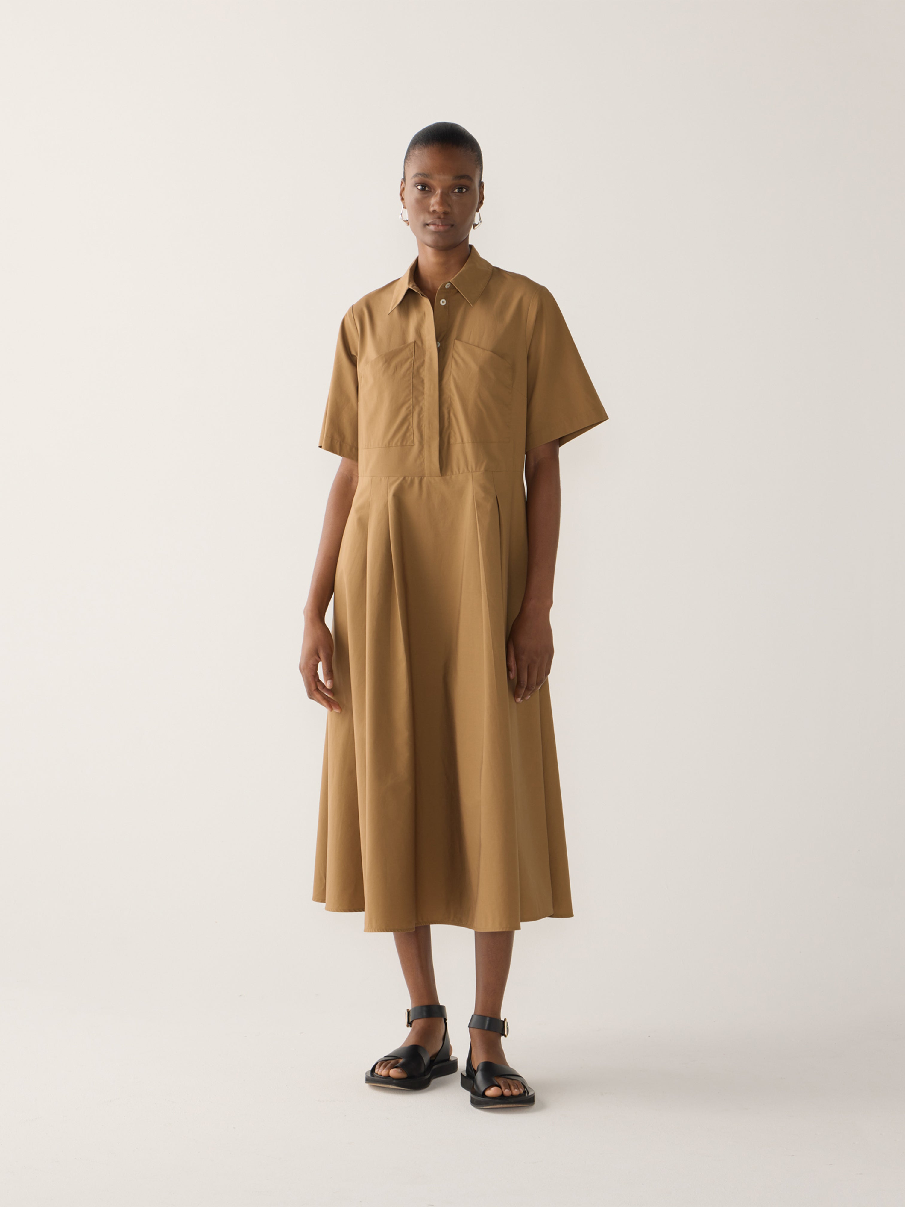 CALLIOPE DRESS COCOA