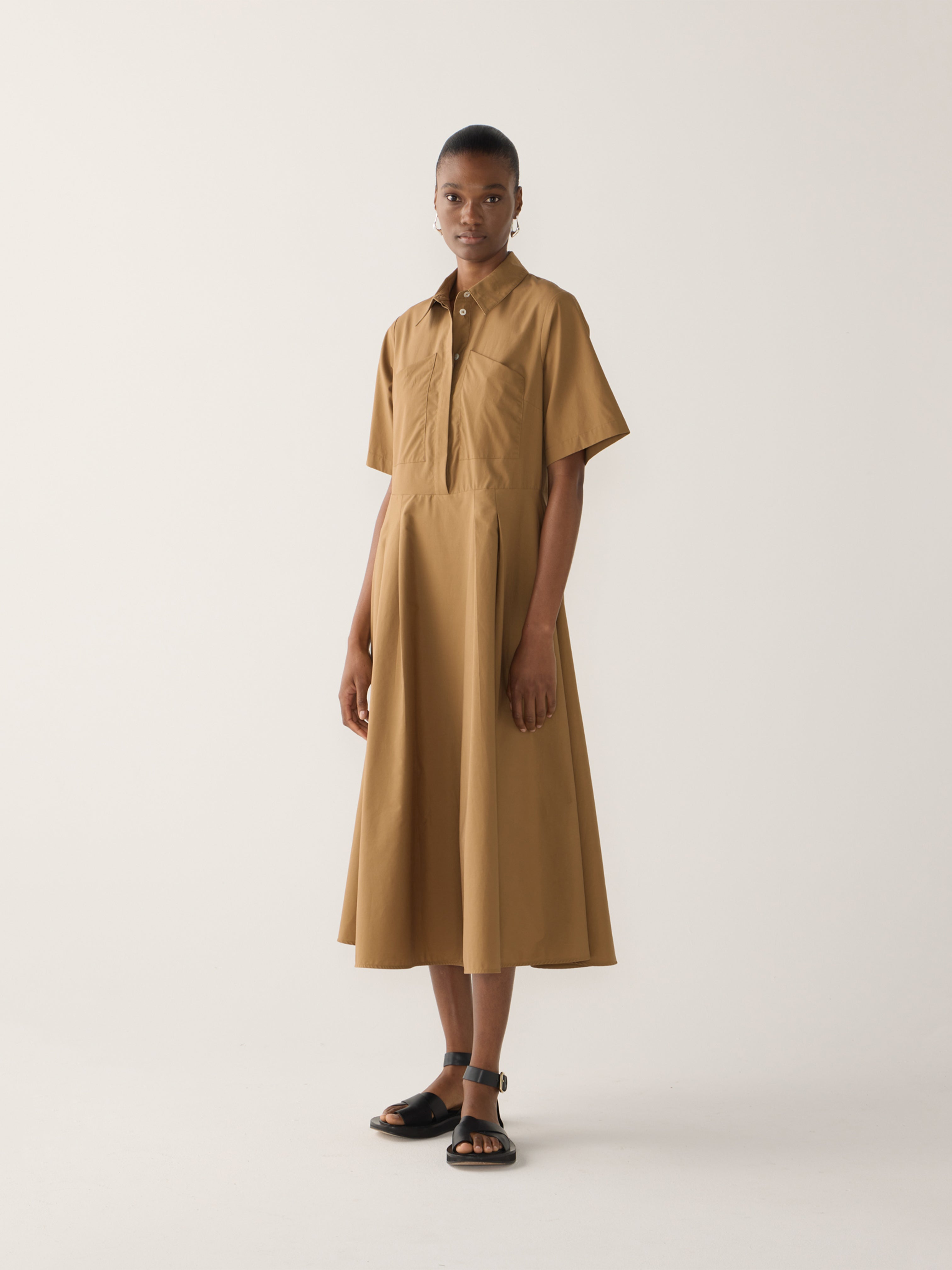 CALLIOPE DRESS COCOA