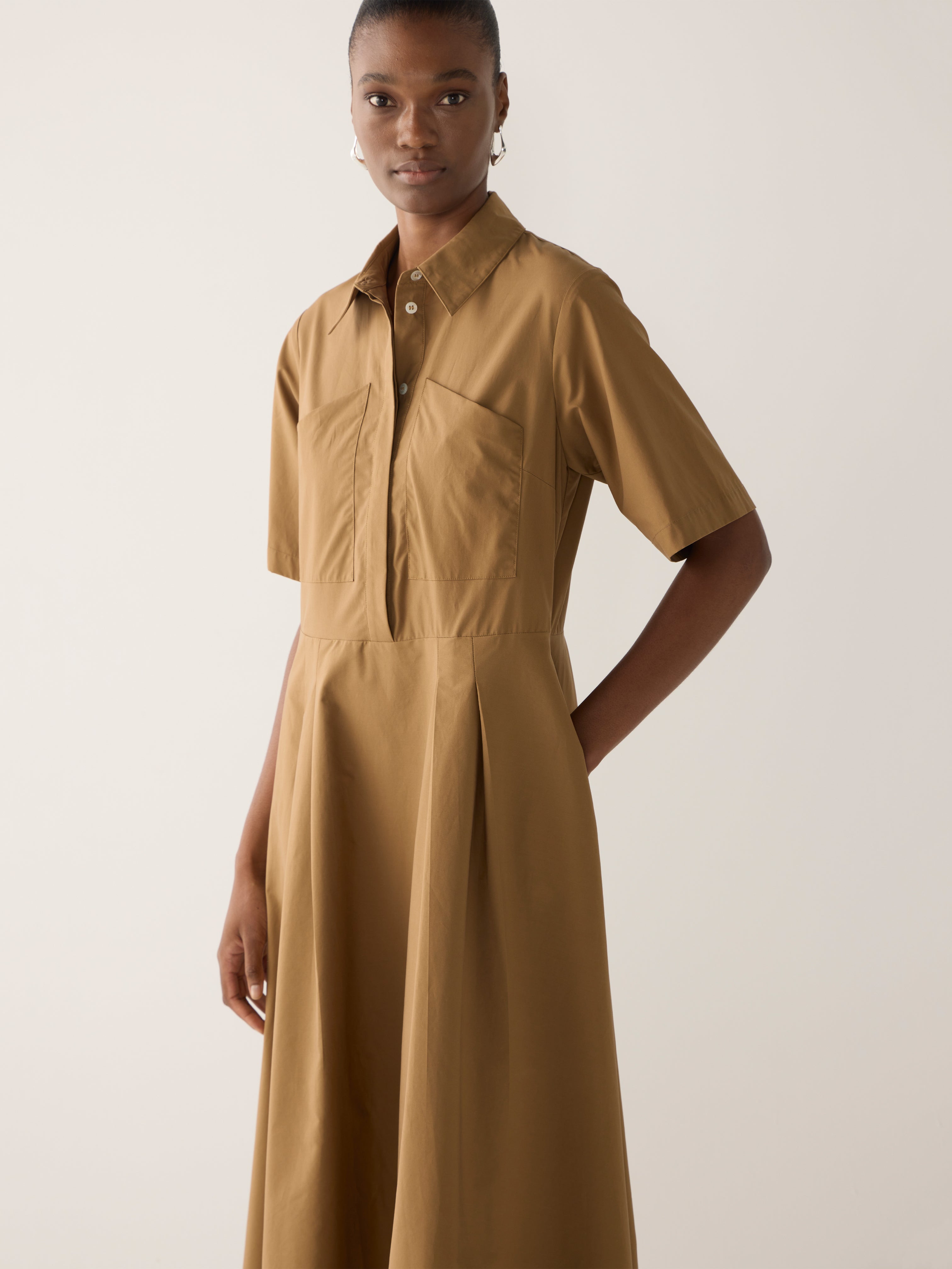 CALLIOPE DRESS COCOA