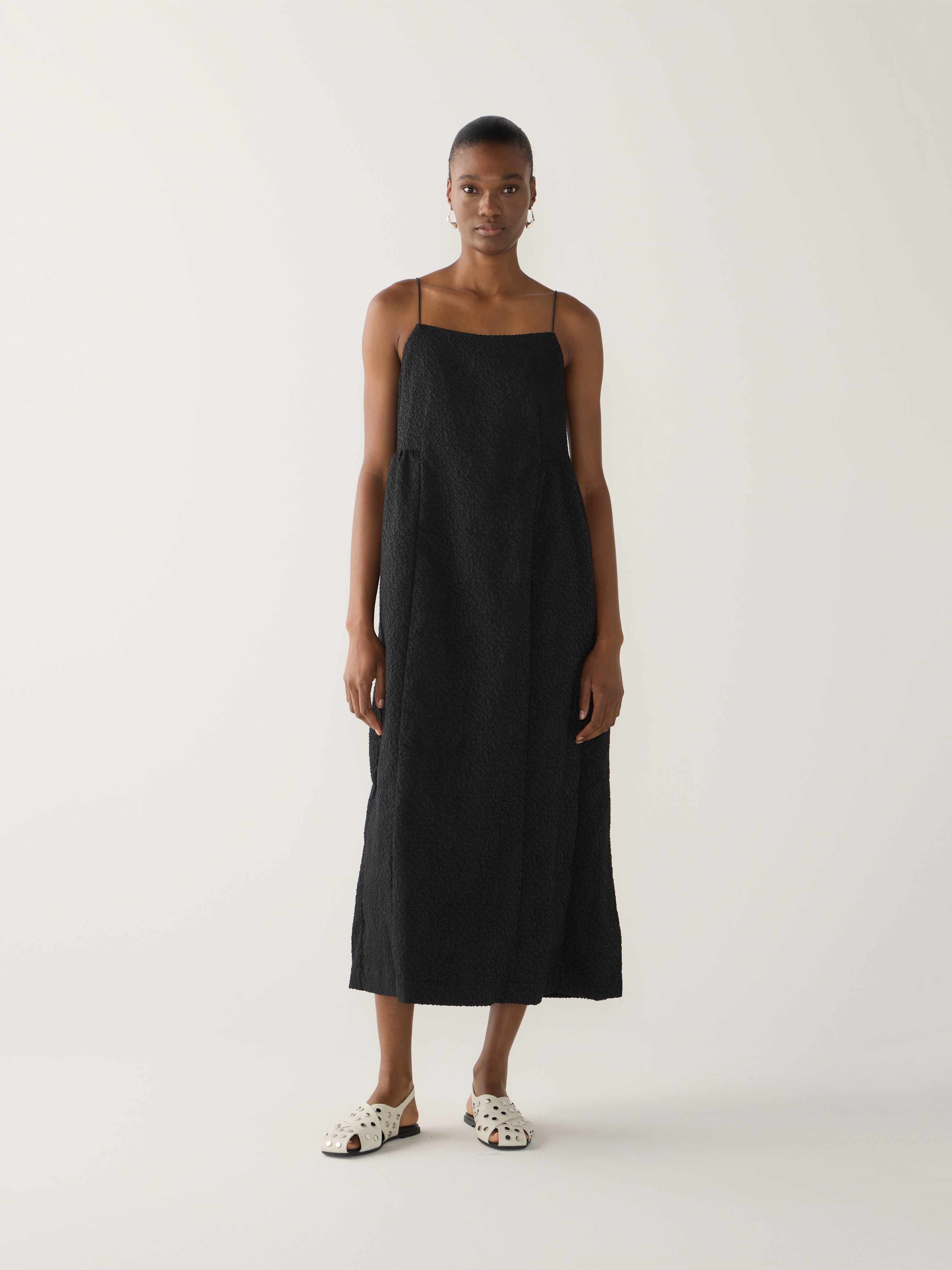 MISTY DRESS BLACK JACQUARD