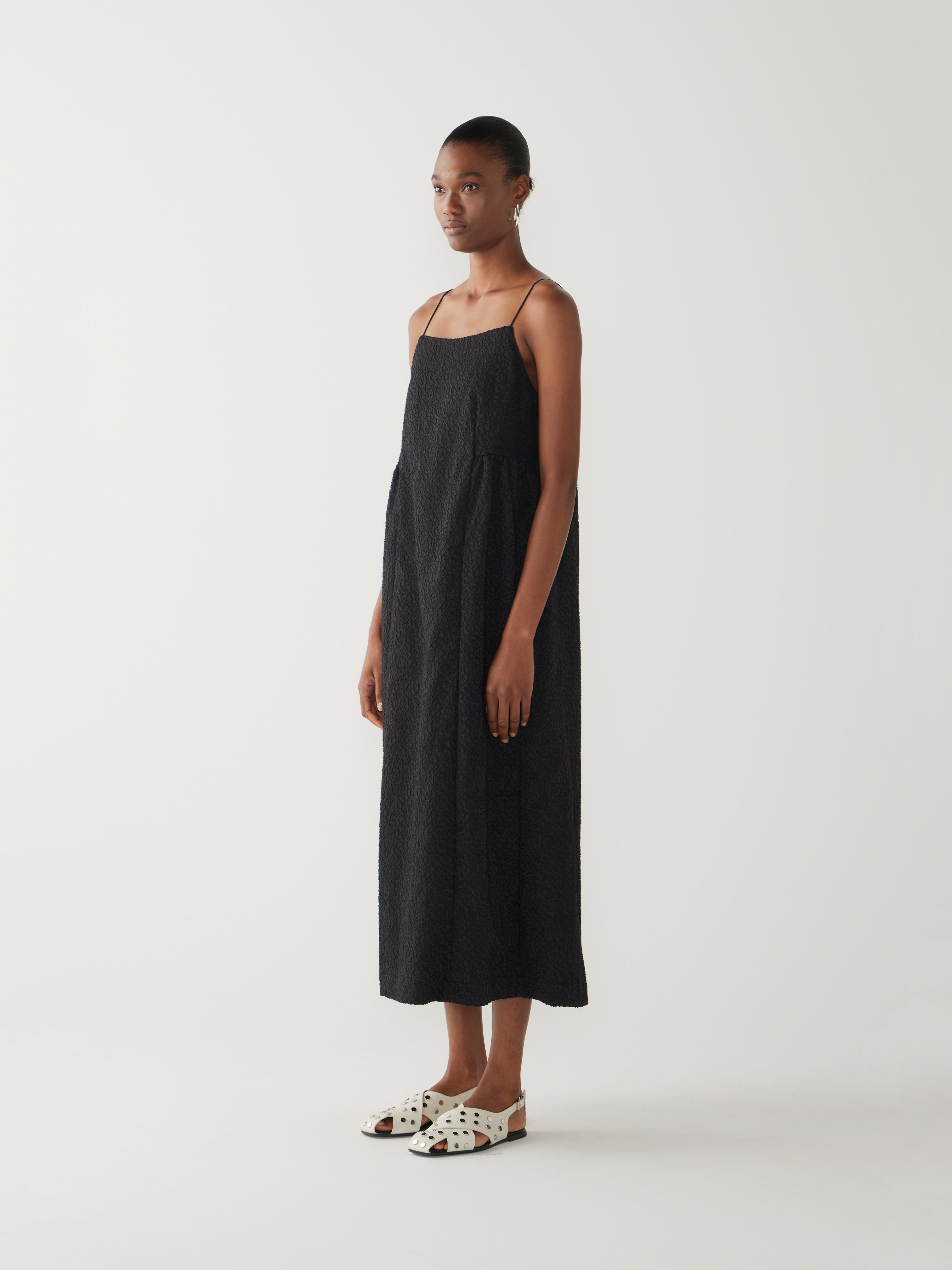 MISTY DRESS BLACK JACQUARD