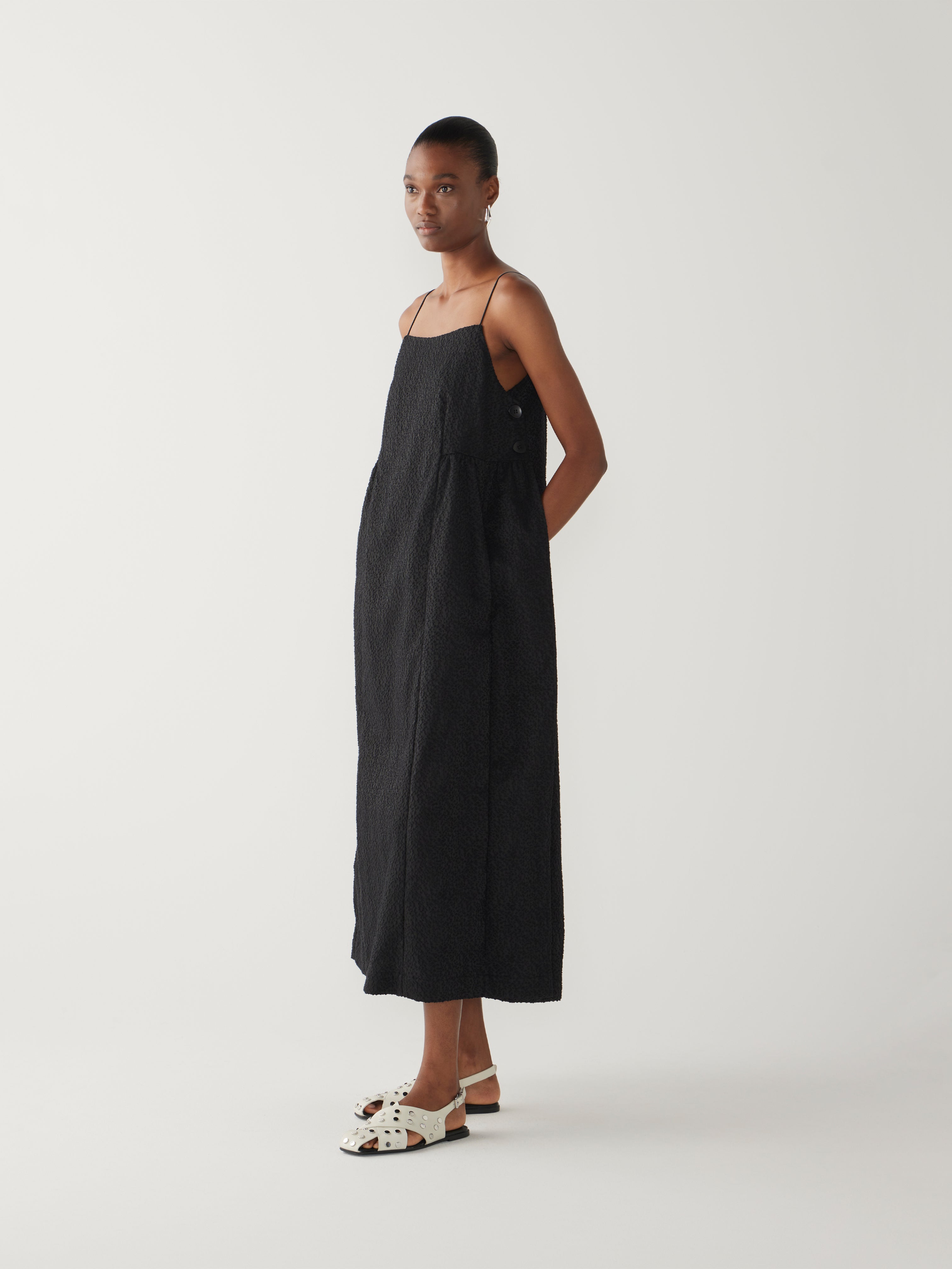 MISTY DRESS BLACK JACQUARD