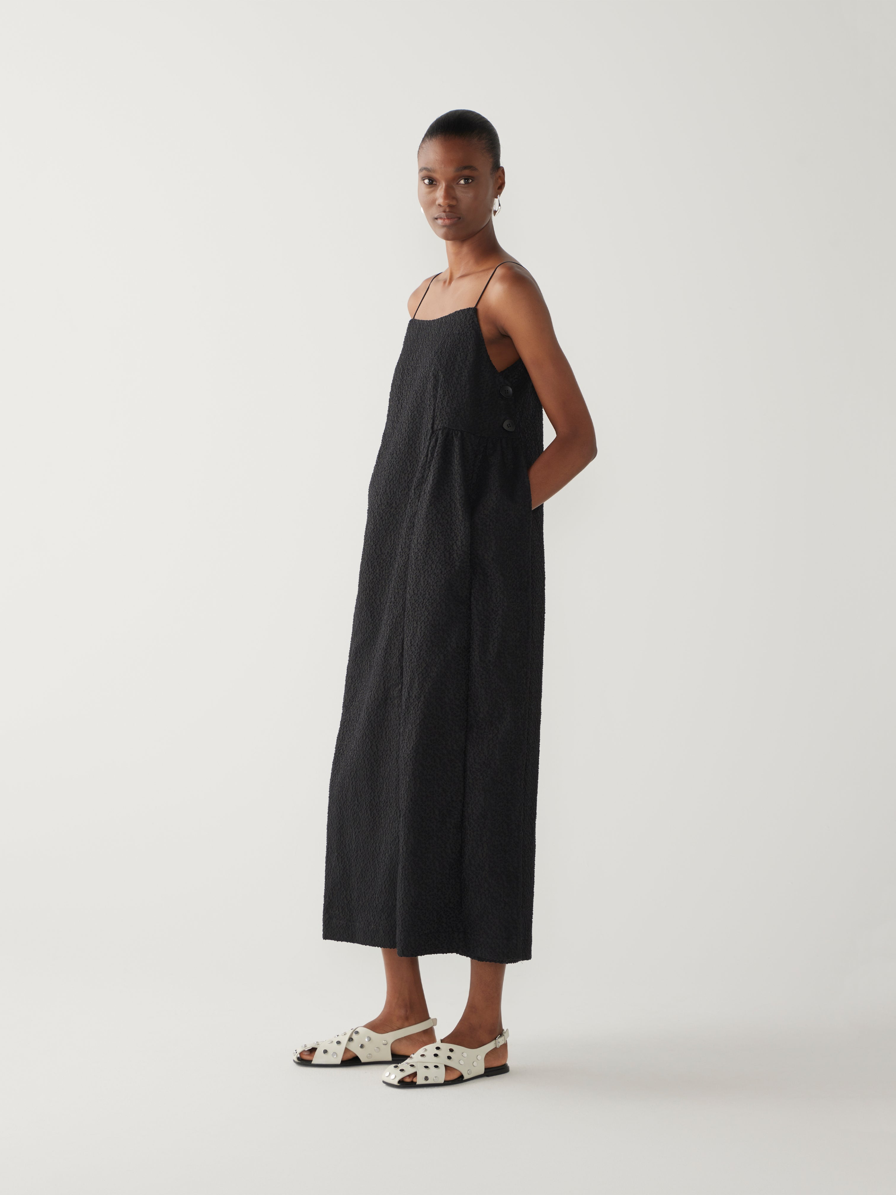 MISTY DRESS BLACK JACQUARD