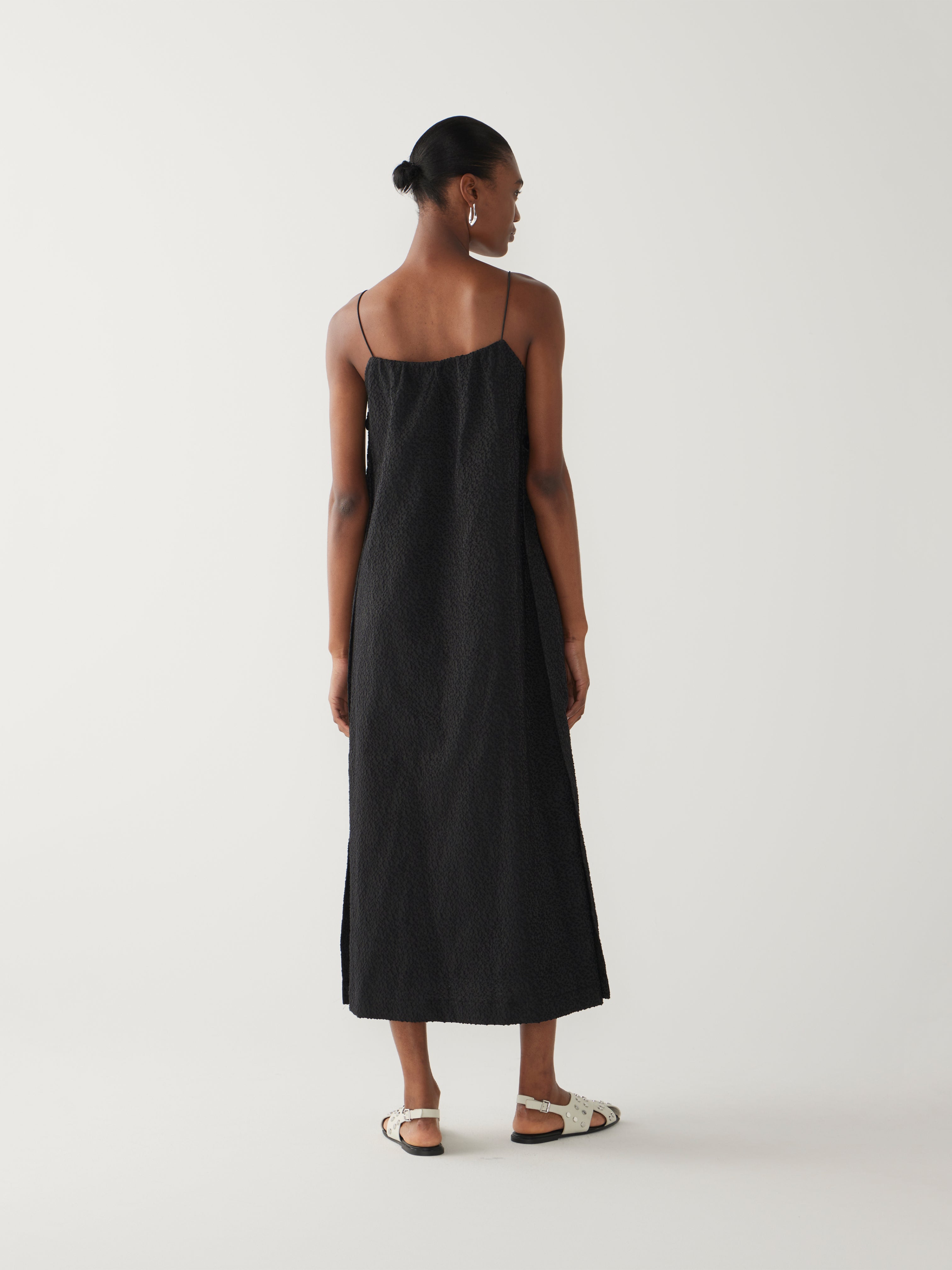 MISTY DRESS BLACK JACQUARD