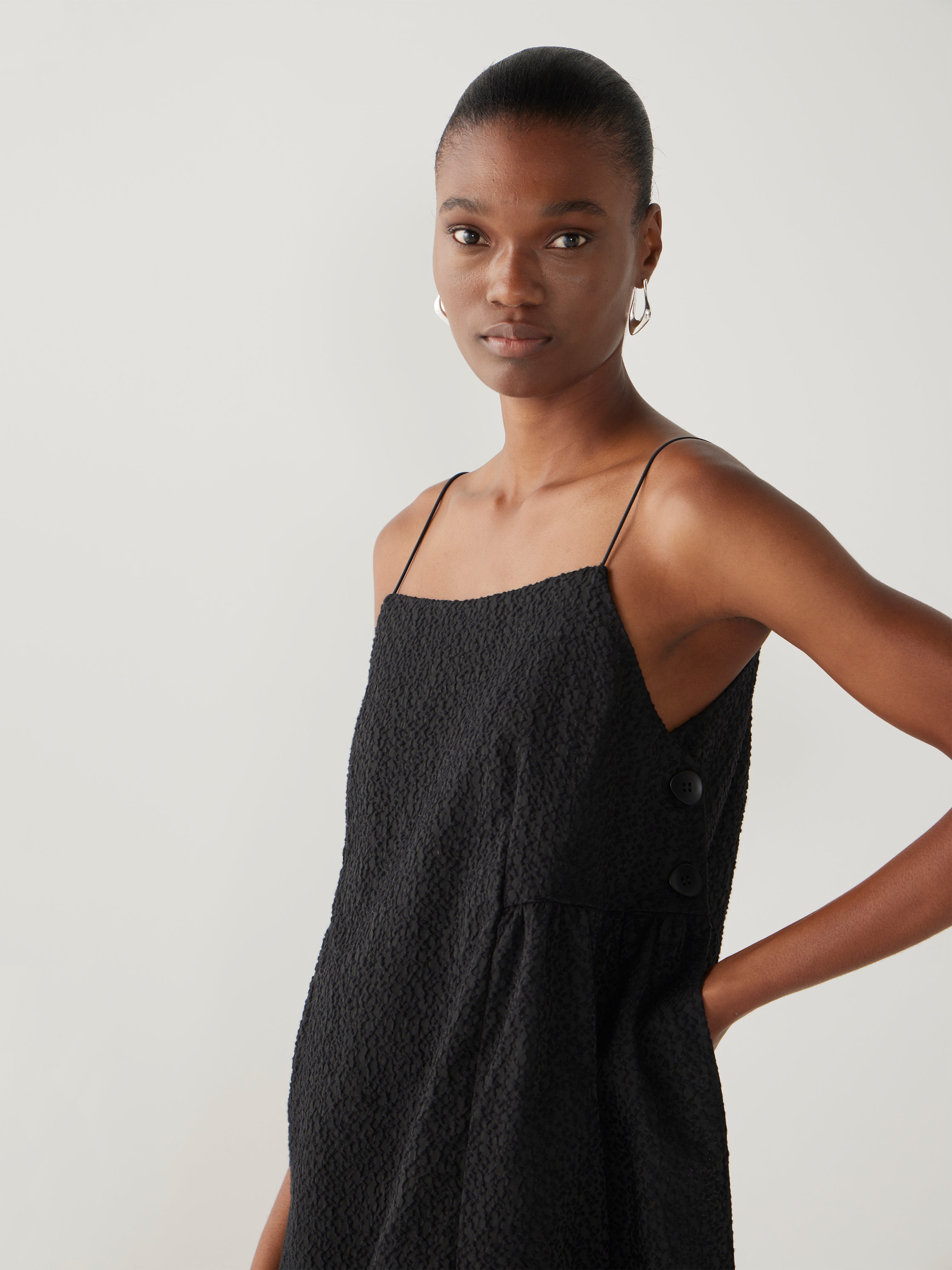 MISTY DRESS BLACK JACQUARD