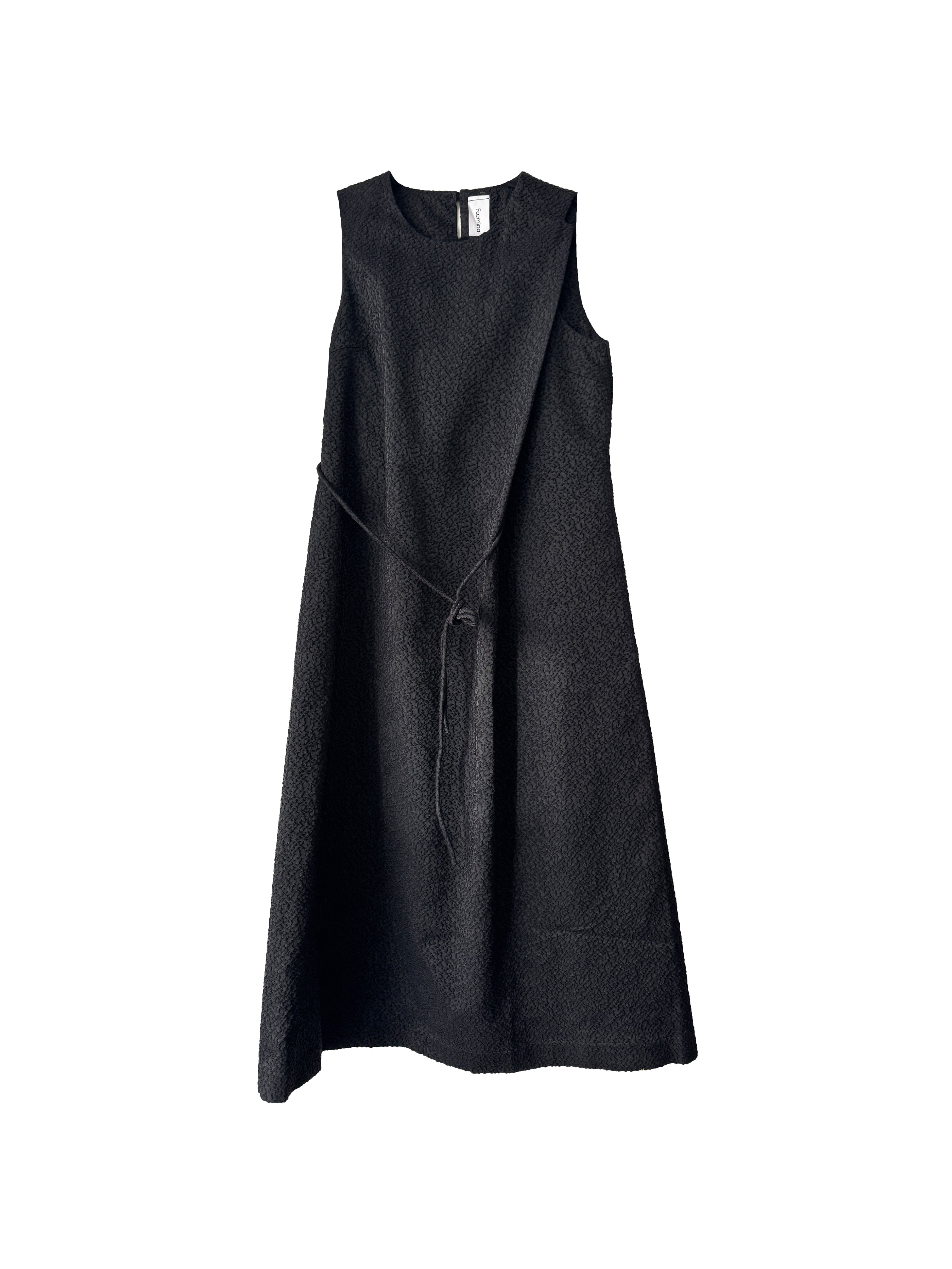QUINN DRESS BLACK JACQUARD
