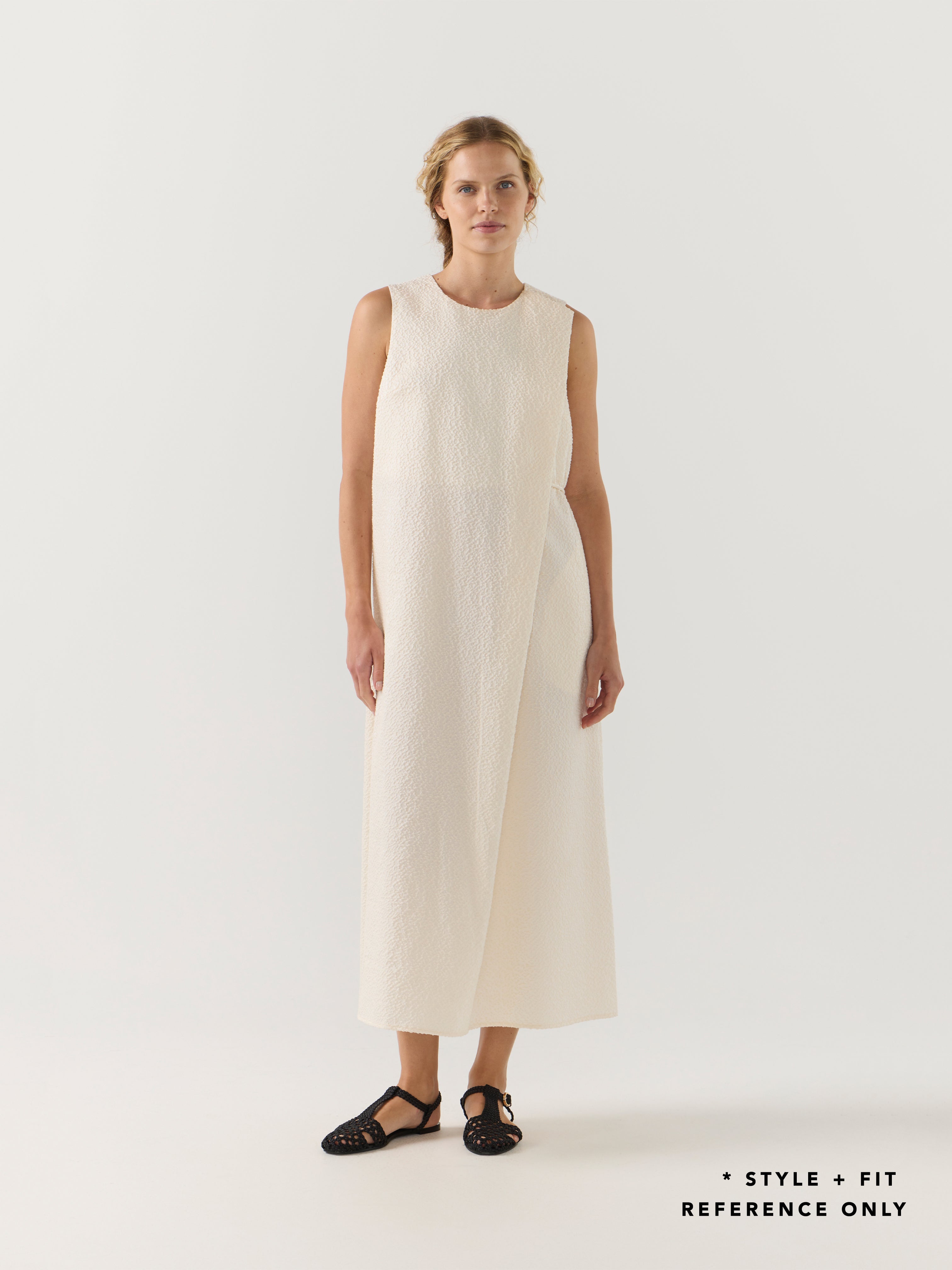 QUINN DRESS BLACK JACQUARD