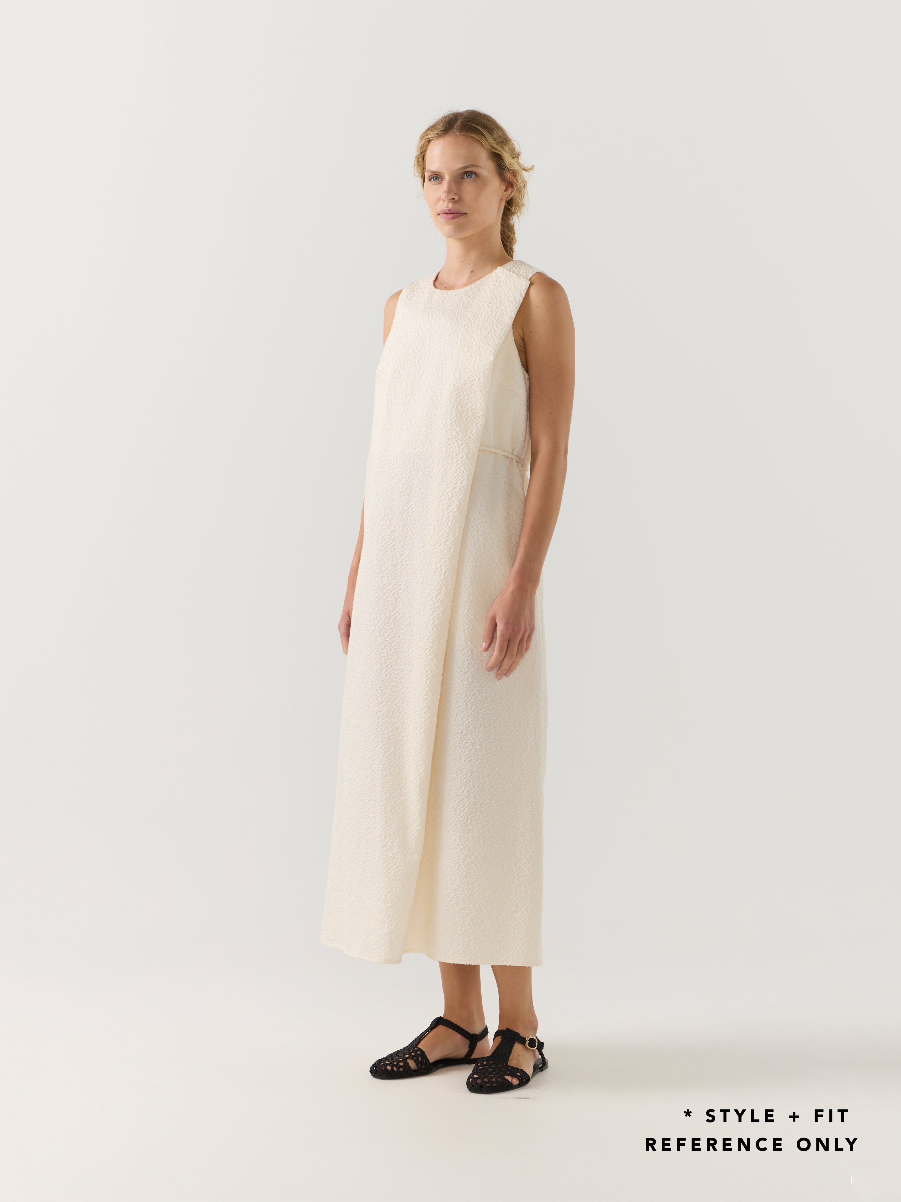 QUINN DRESS BLACK JACQUARD