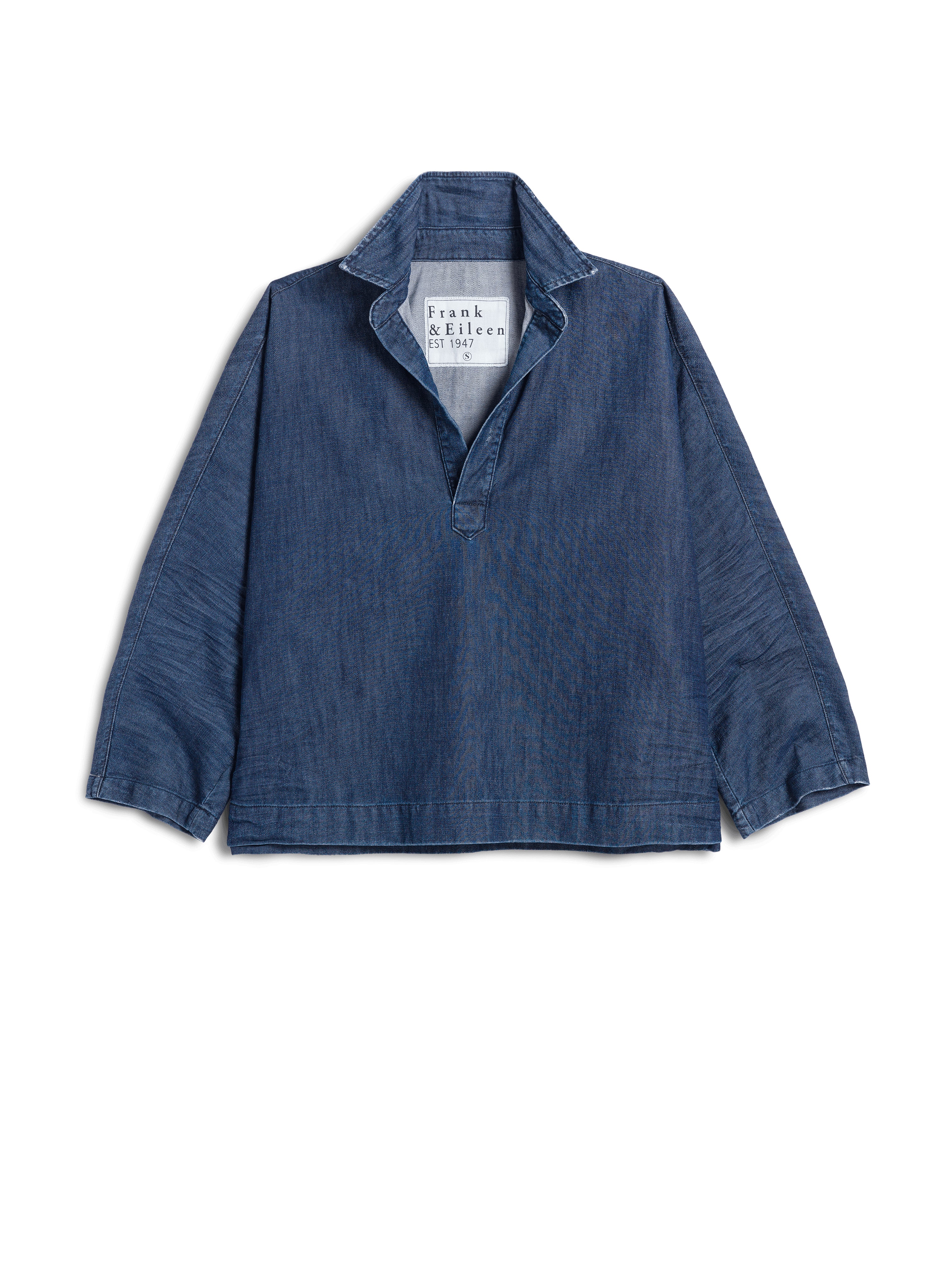 GABI POPOVER SHIRT DENIM VINTAGE WASH