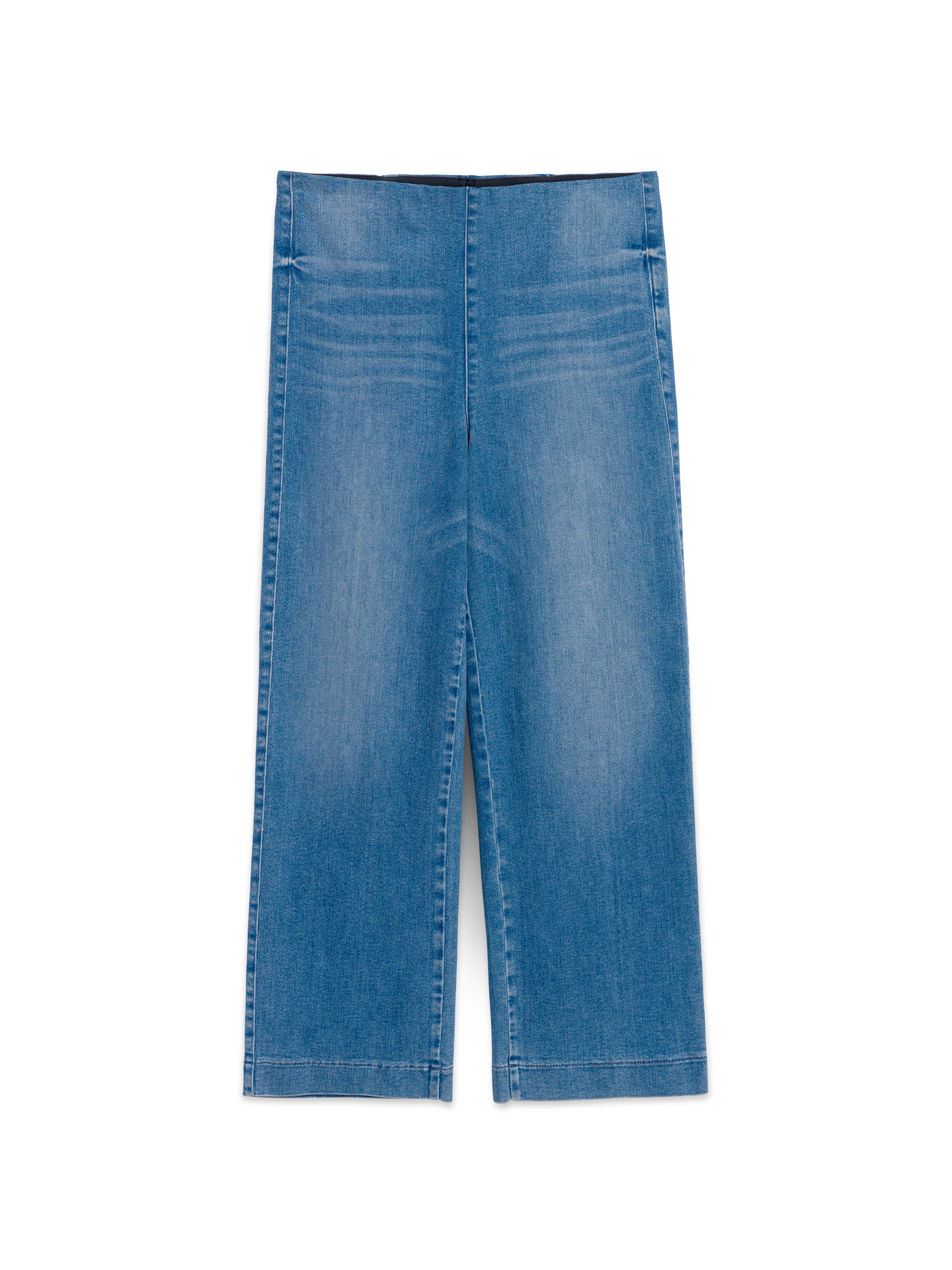 WESTPORT ILLUSION PULL ON JEAN WASHED DENIM