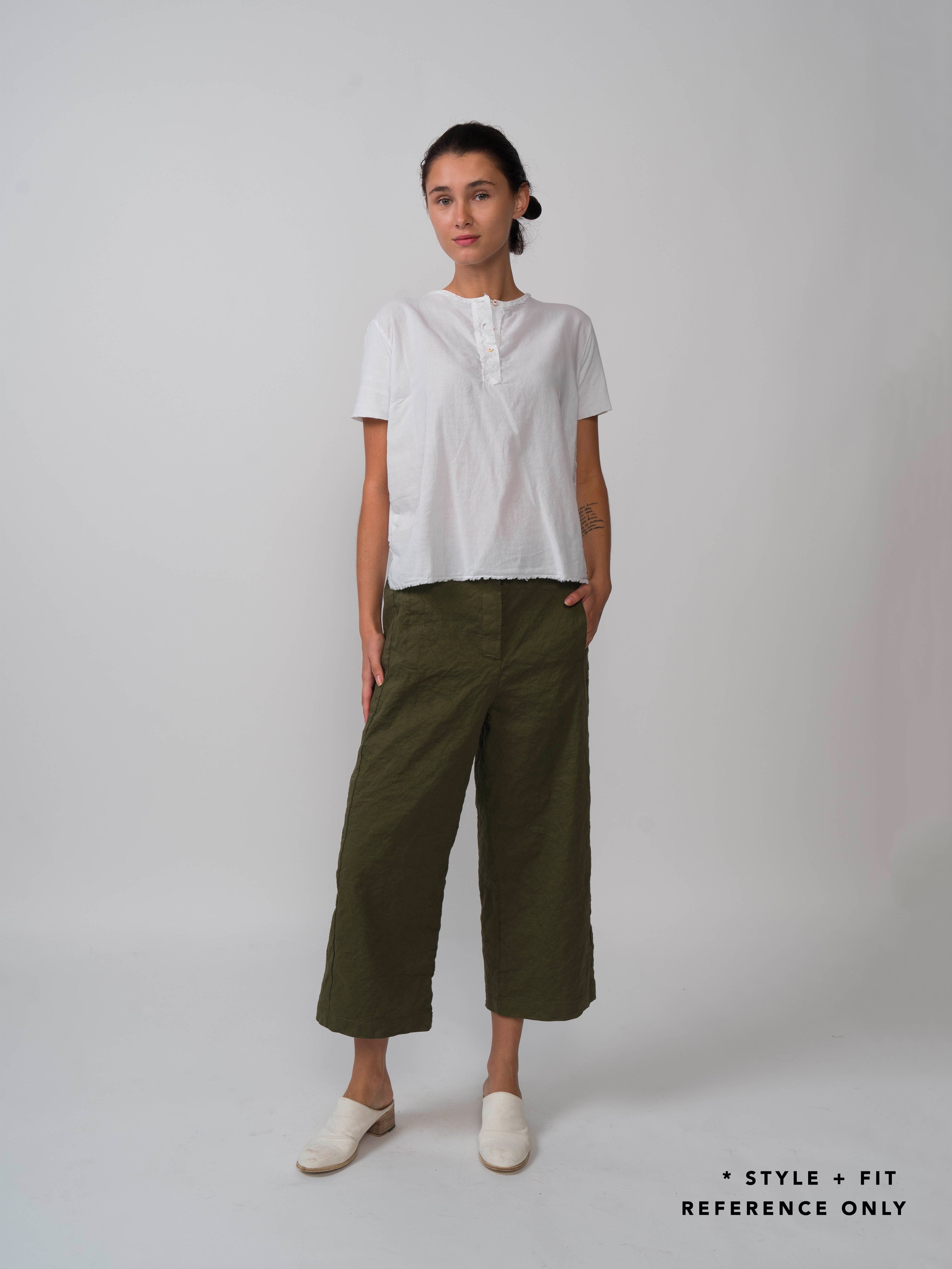 PAULETTE PANT NATURAL