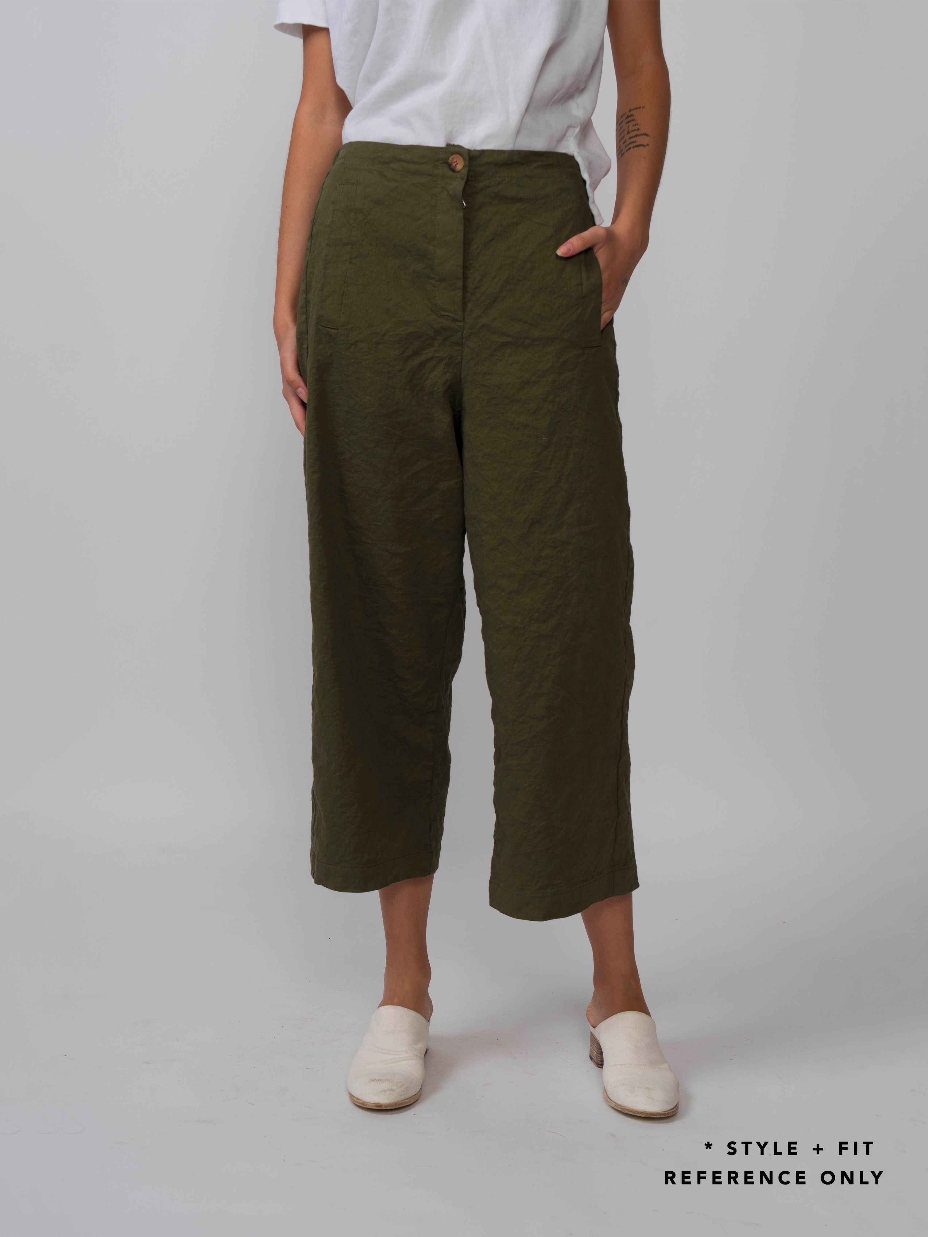 PAULETTE PANT NATURAL