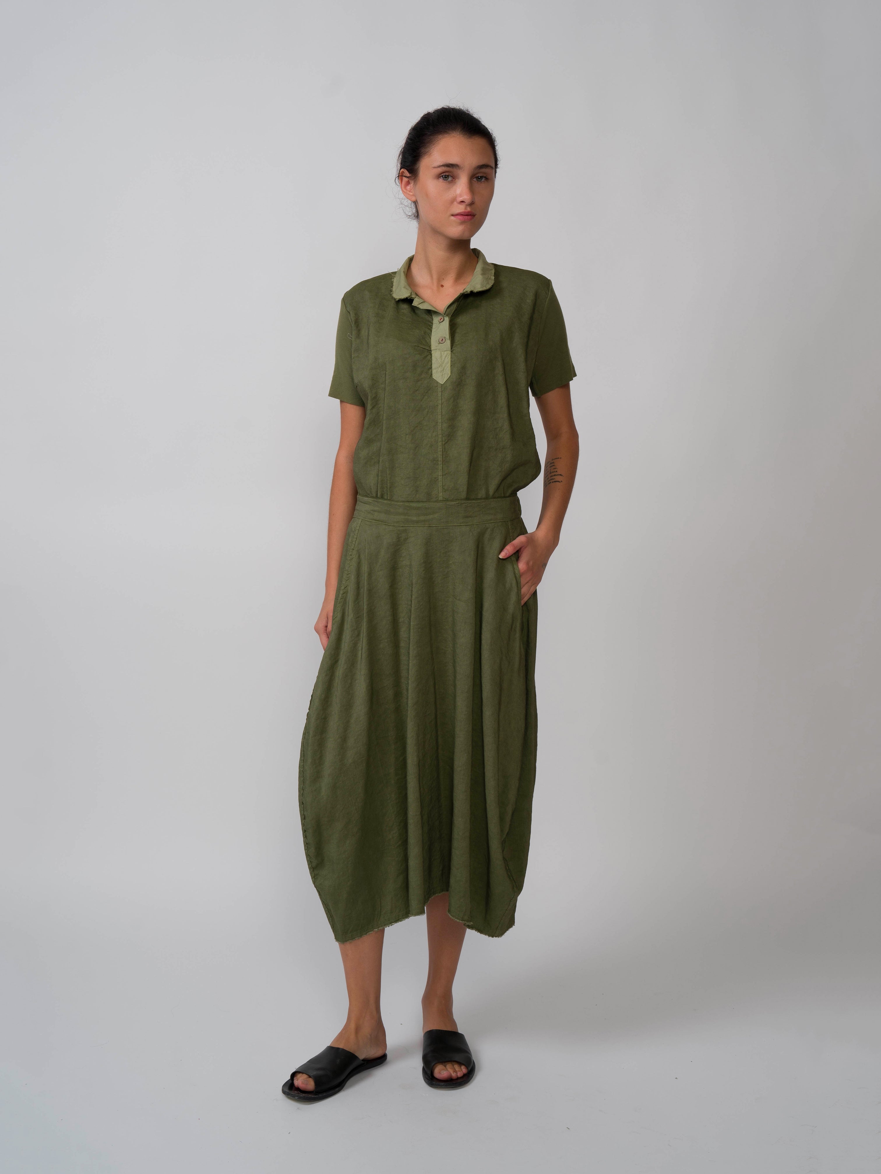 JOCELYNE SKIRT MILITARY