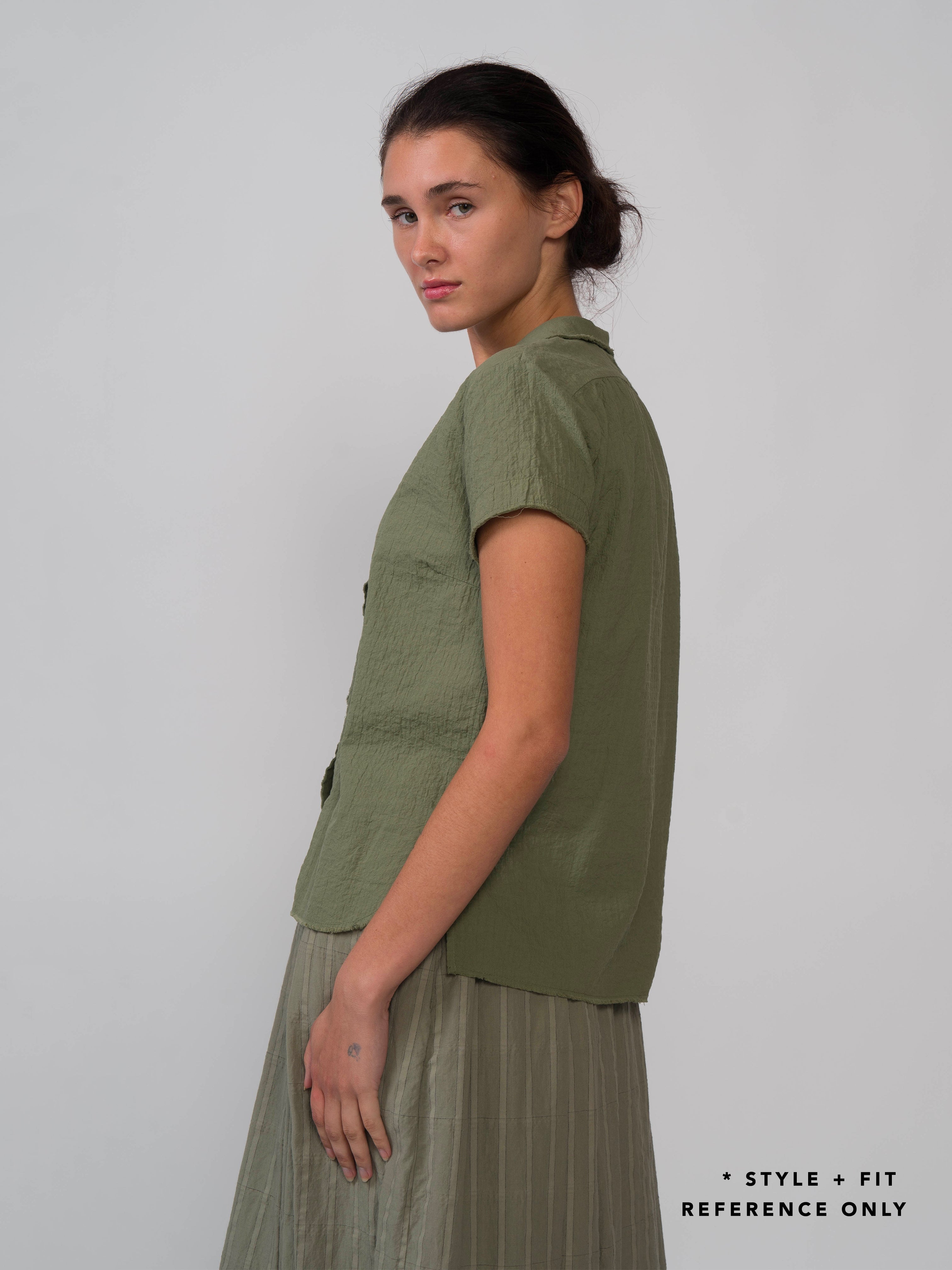 SHARON SHORT SLEEVED SHIRT WHITE
