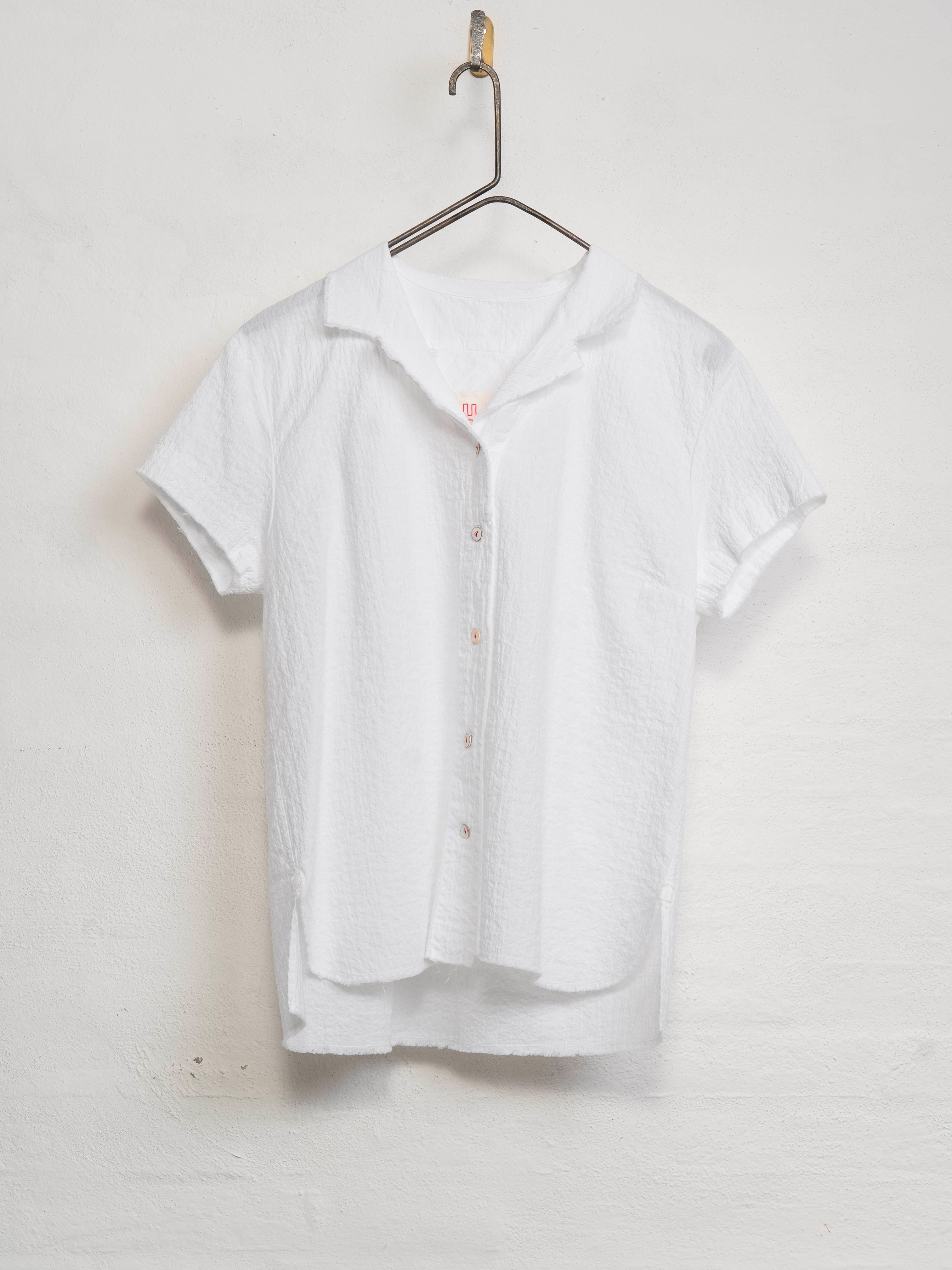 SHARON SHORT SLEEVED SHIRT WHITE