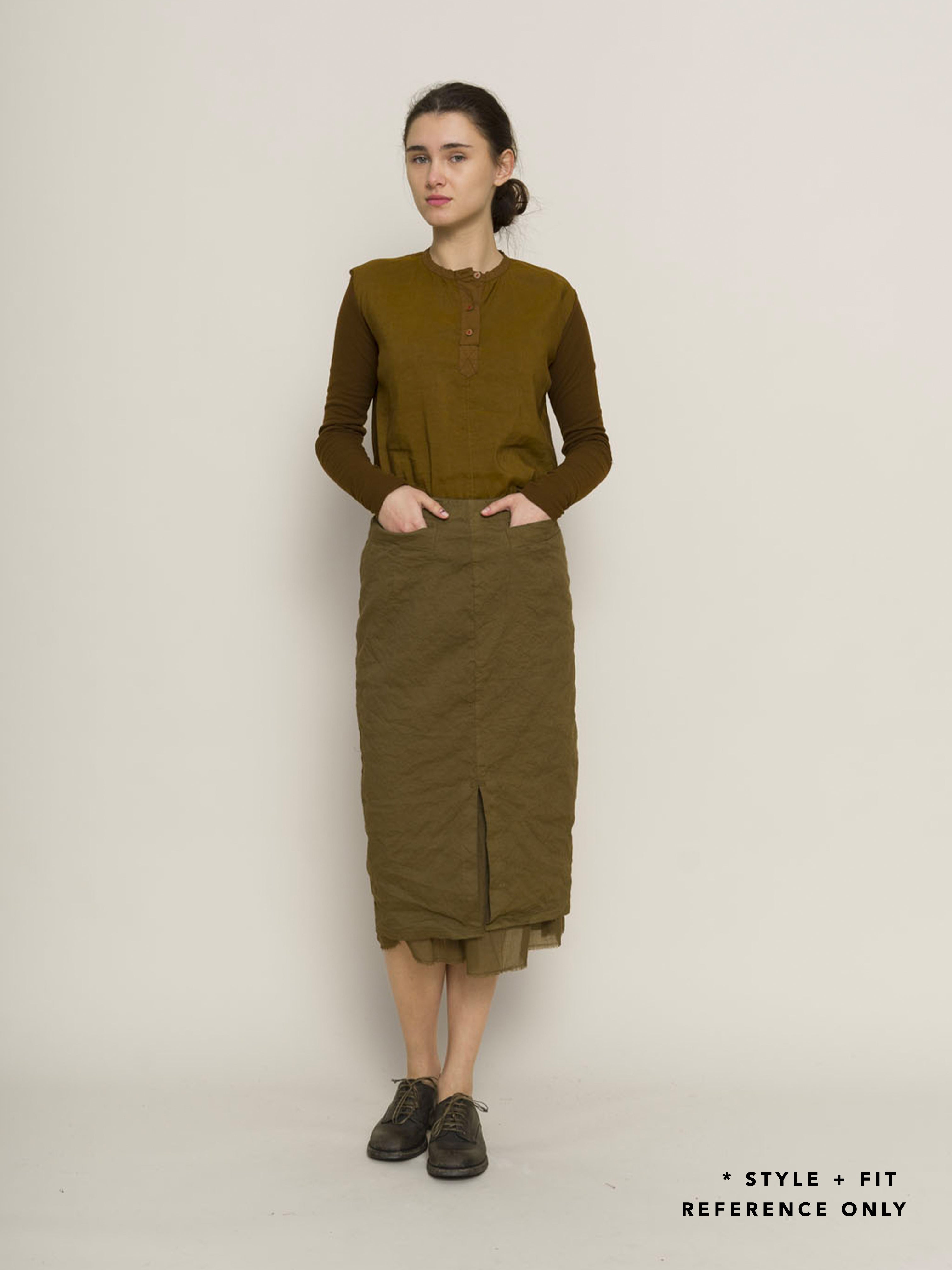 JAMILA SKIRT ZINC