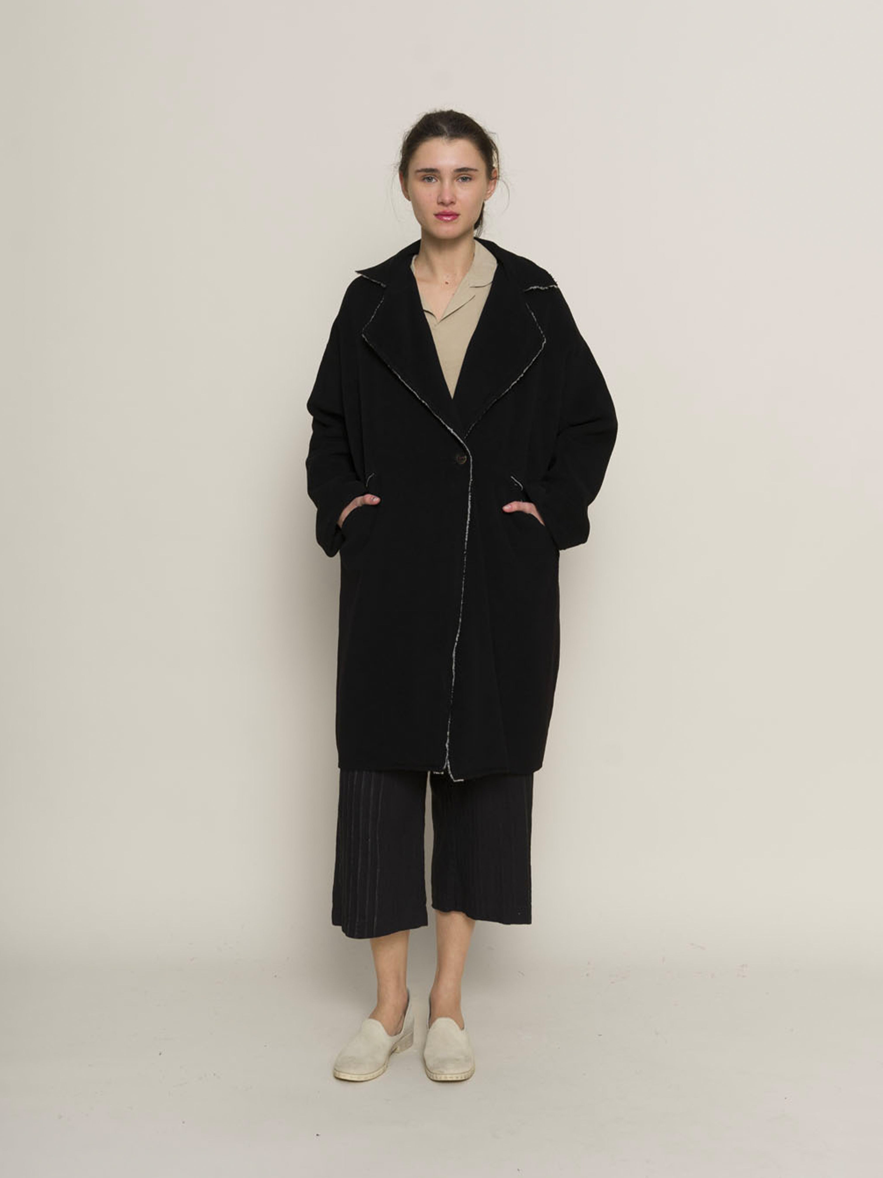 MARGUERITE COAT BLACK