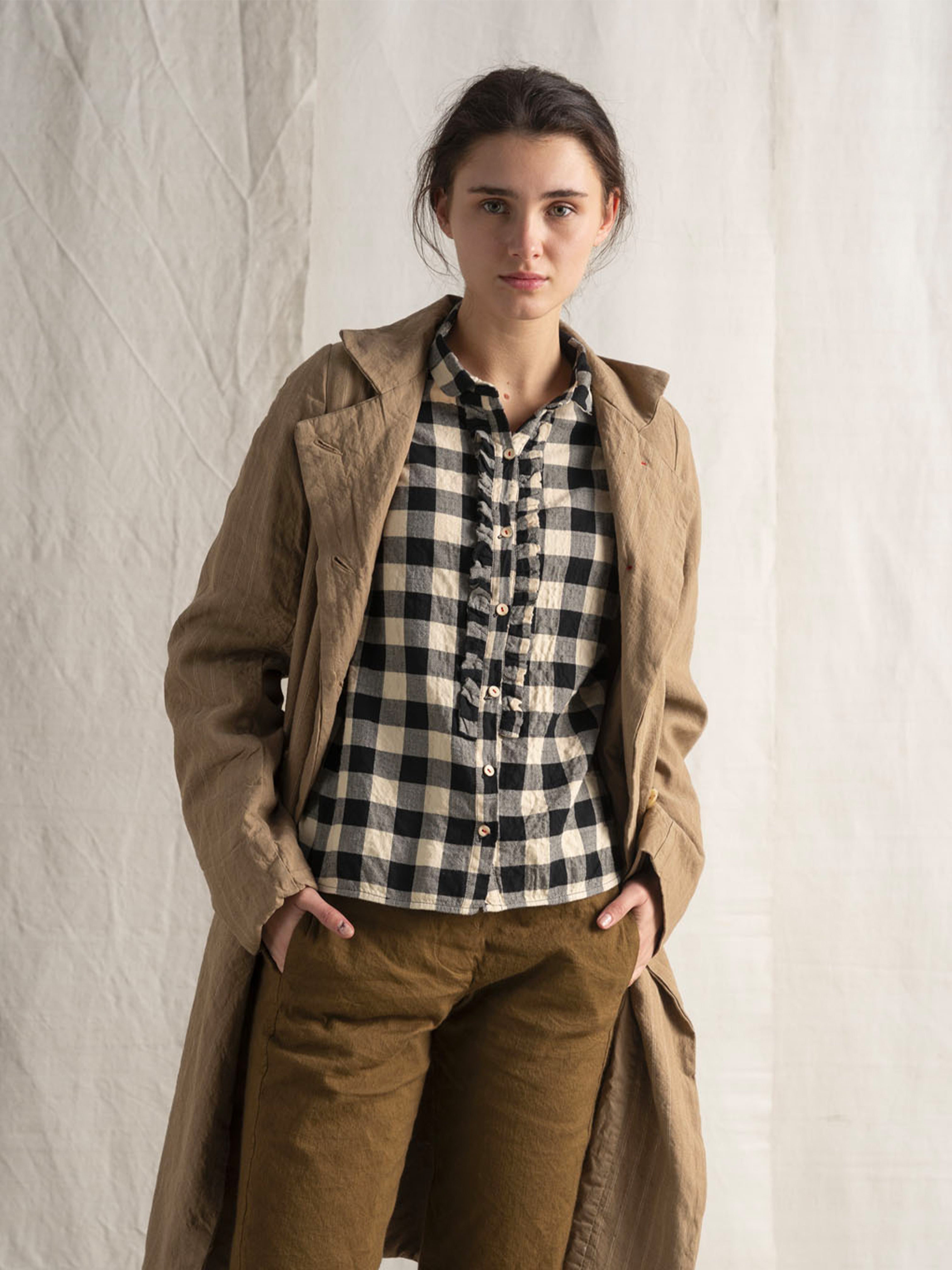 SUZETTE SHIRT BLACK & WHITE