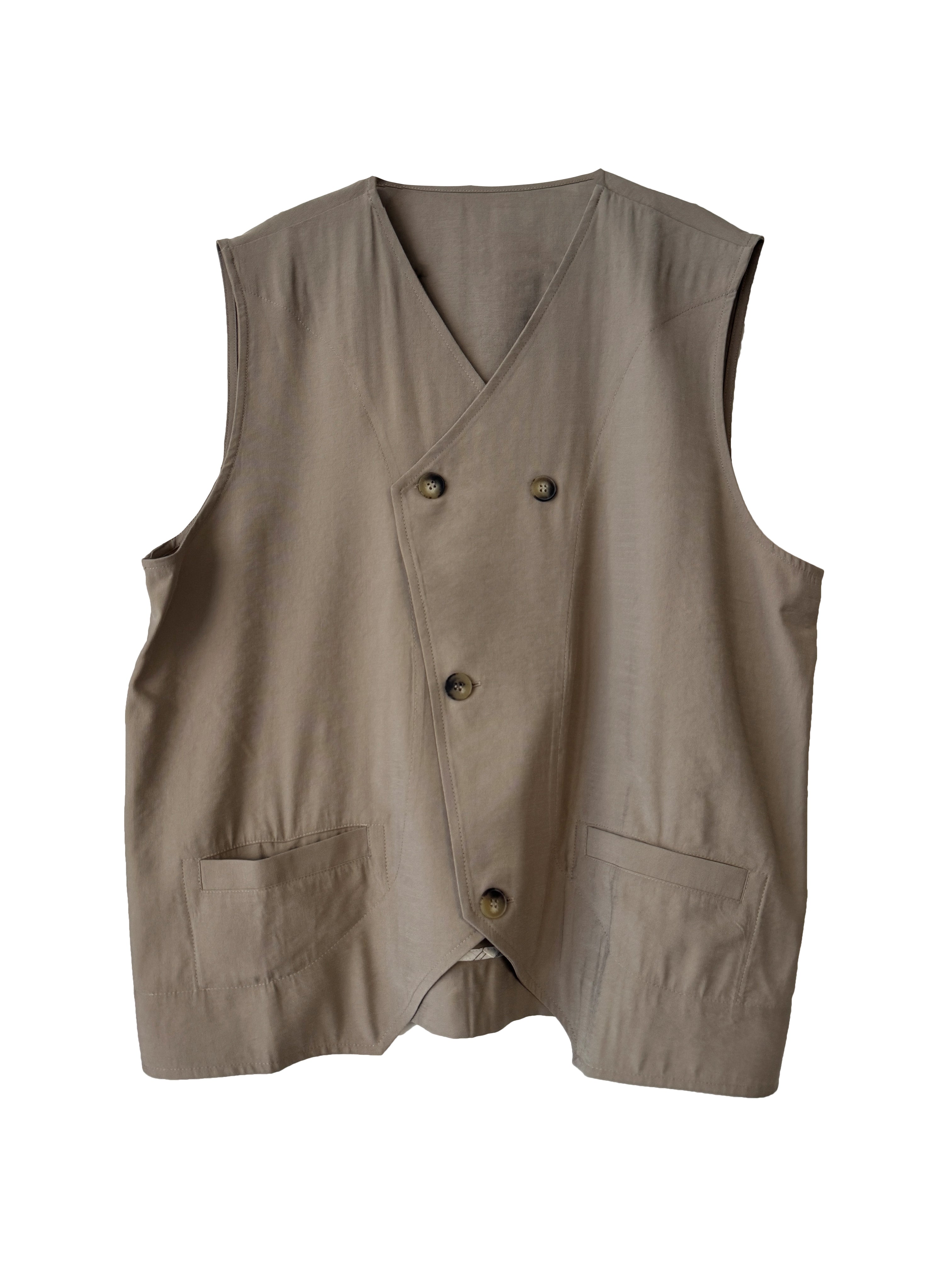 BOTELLA REVERSIBLE WAISTCOAT KHAKI