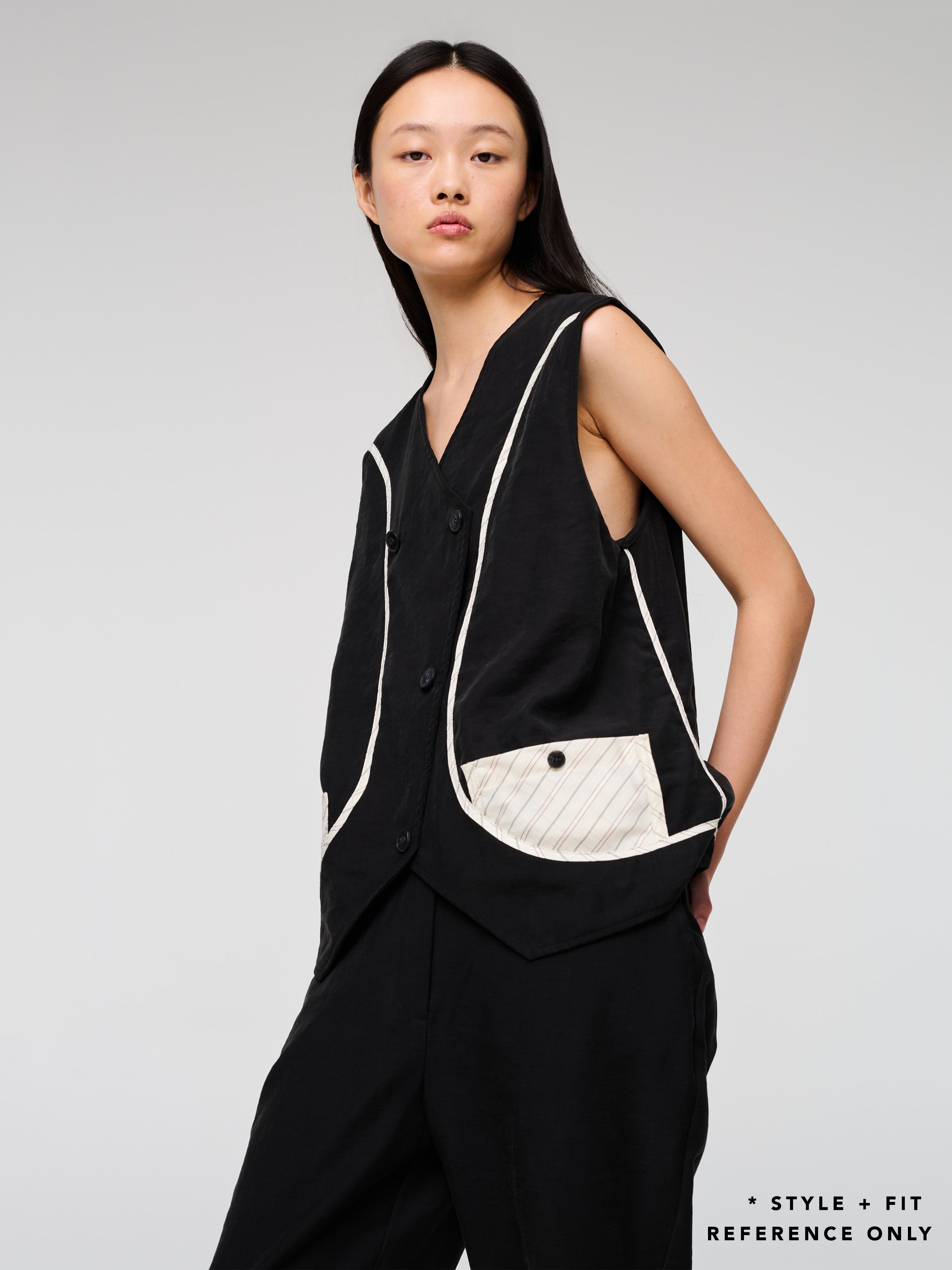 BOTELLA REVERSIBLE WAISTCOAT KHAKI
