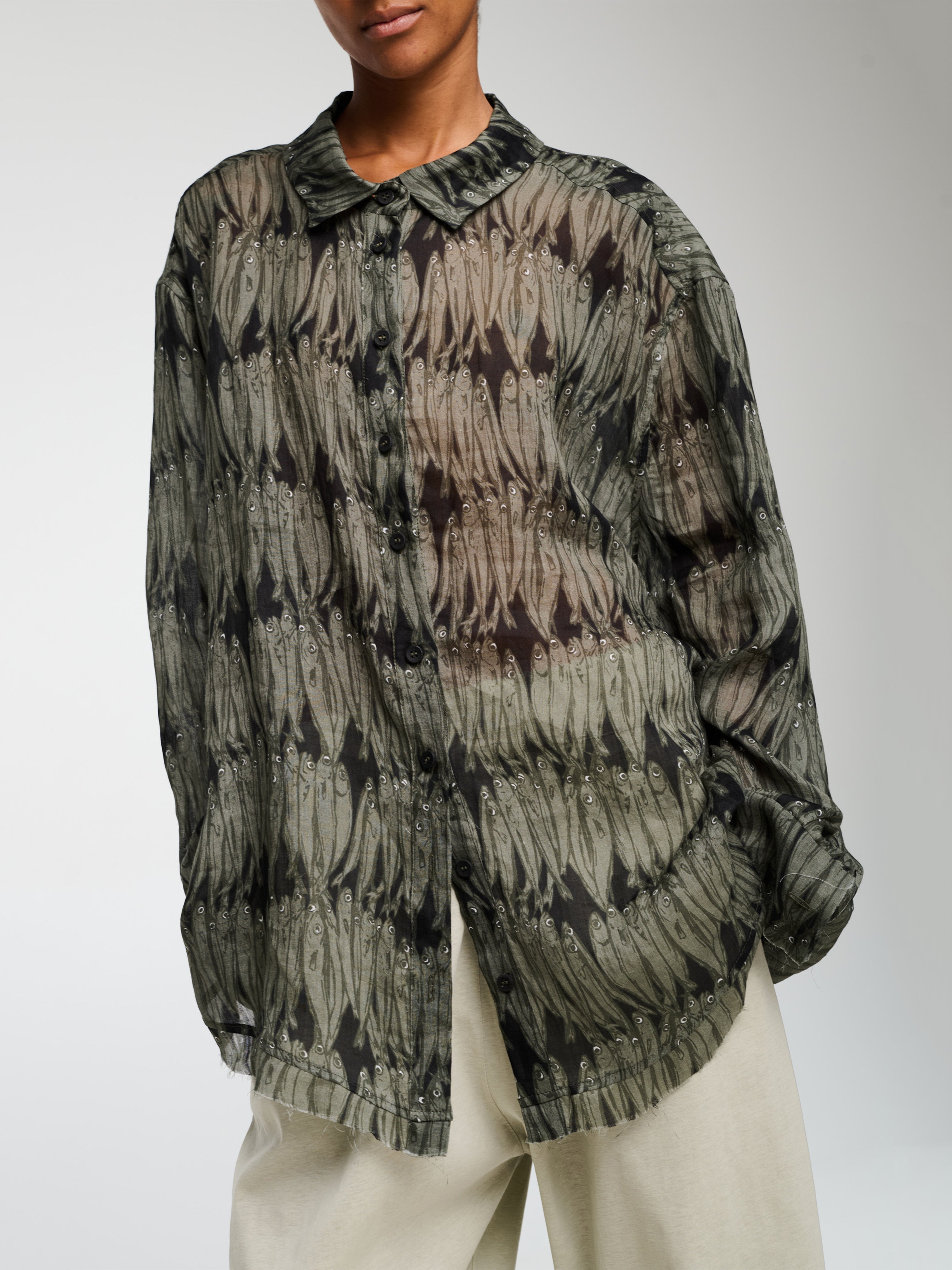 HORMIGA SHIRT KHAKI SARDINE