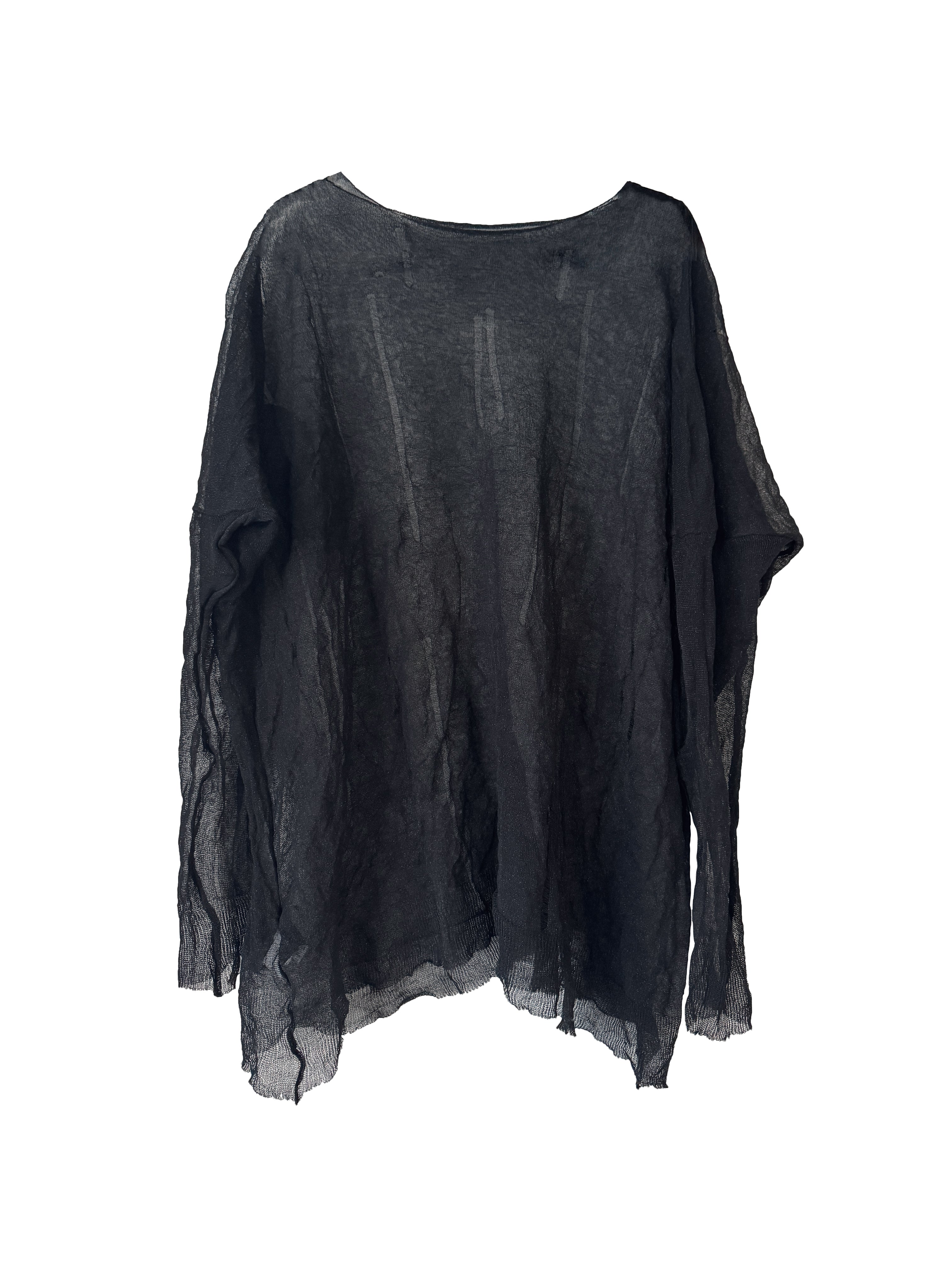 NISIROS KNIT TOP BLACK