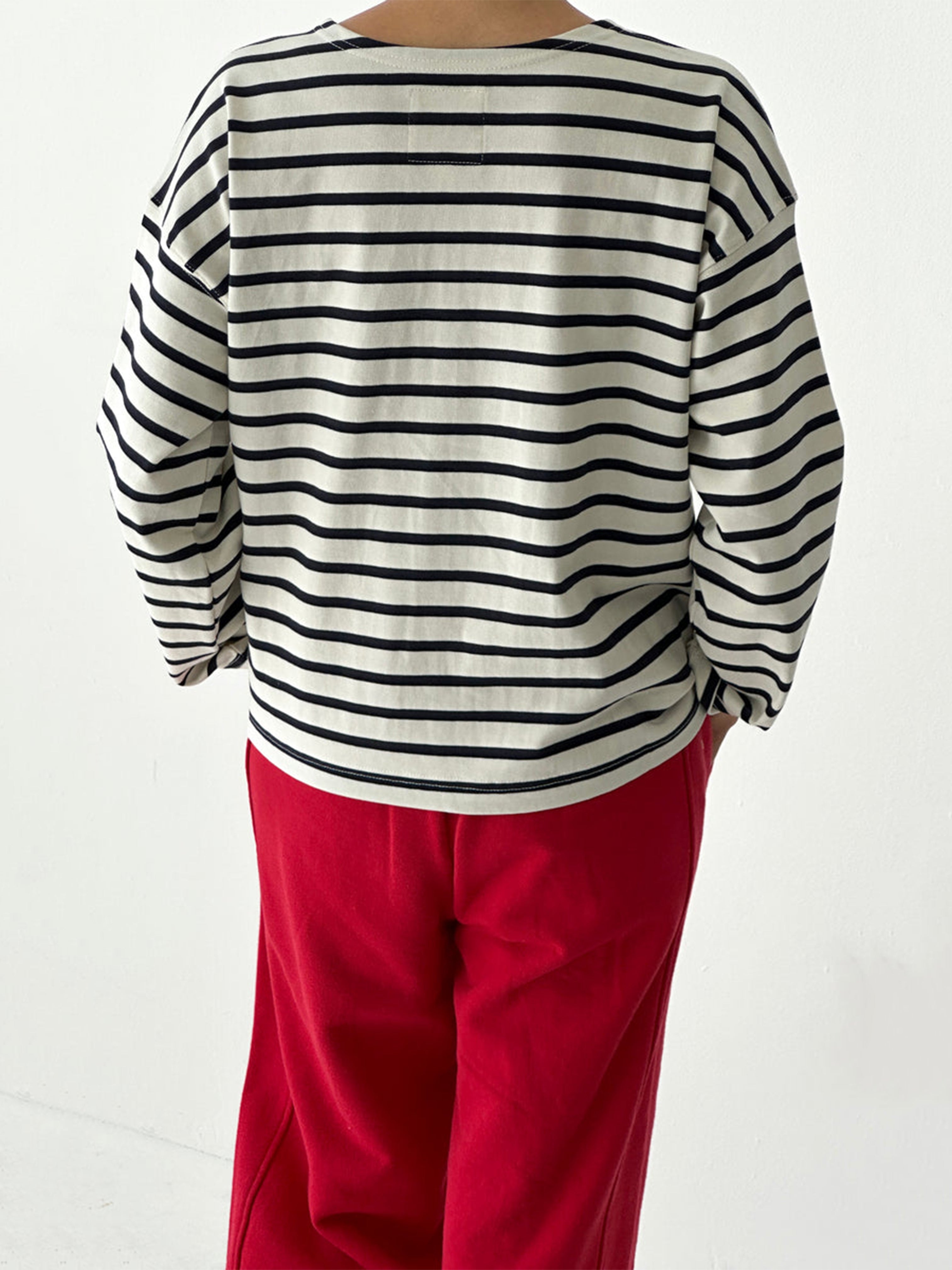 SAILOR TOP NAVY STRIPE