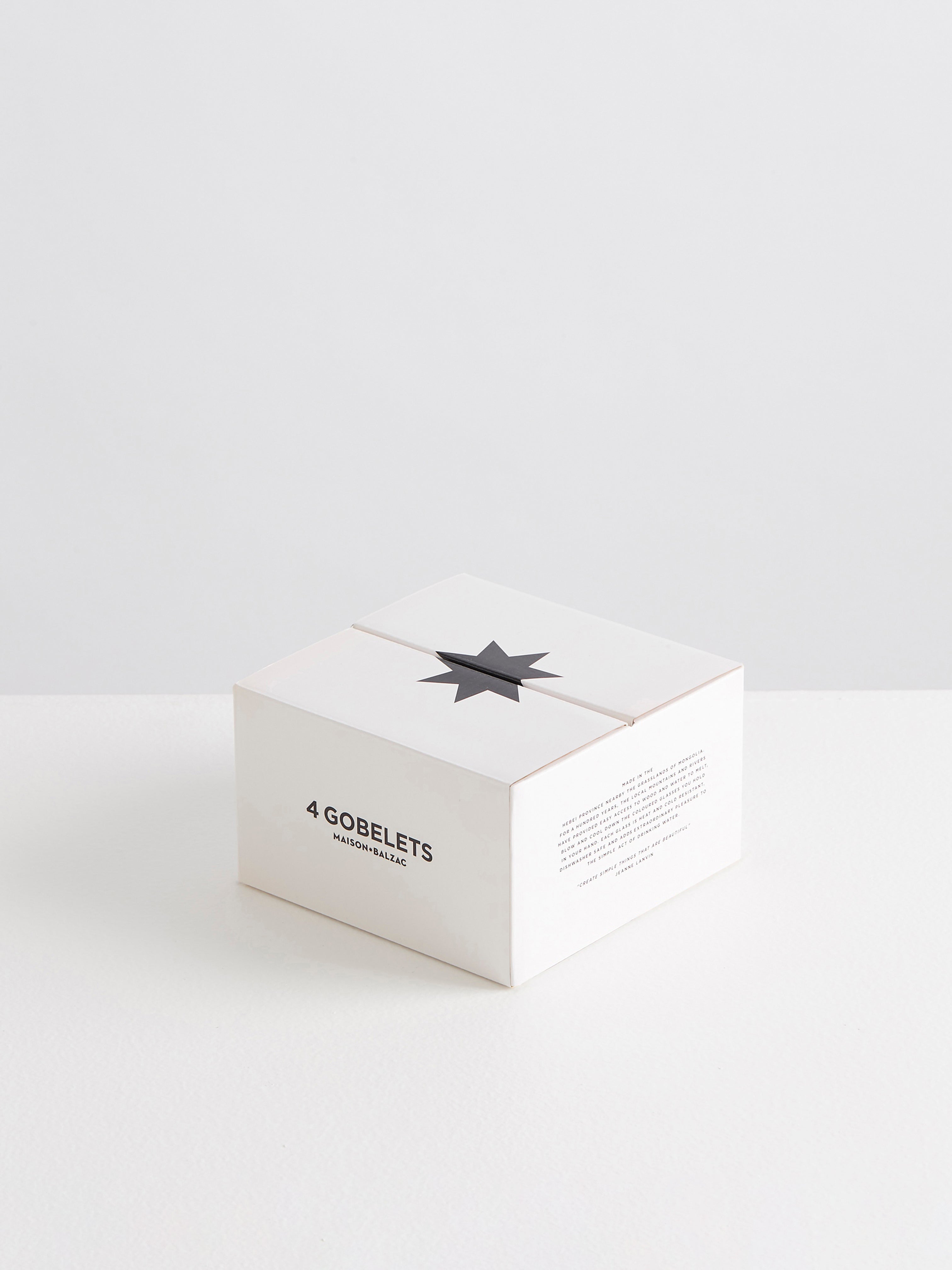 LARGE GOBELETS SMOKE (SET OF 4)