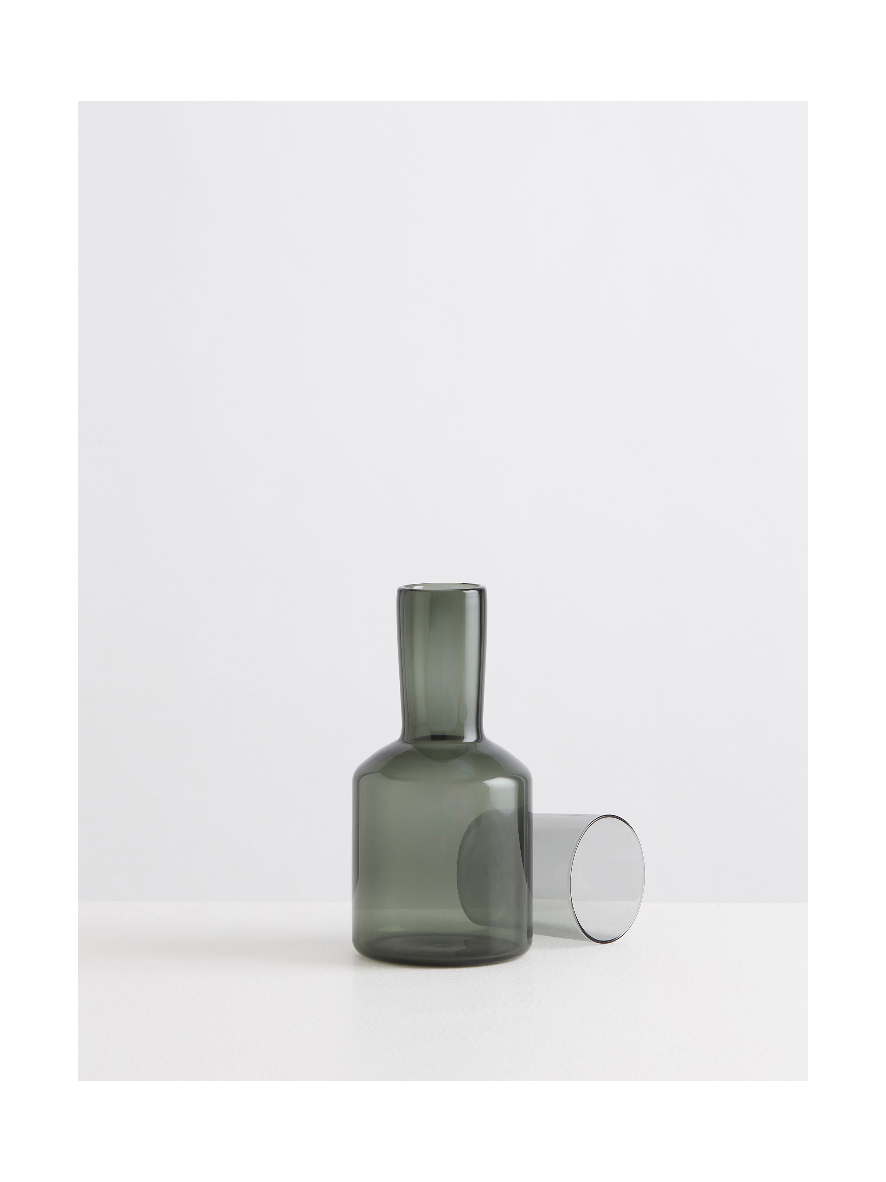 J'AI SOIF CARAFE AND GLASS SET SMOKE