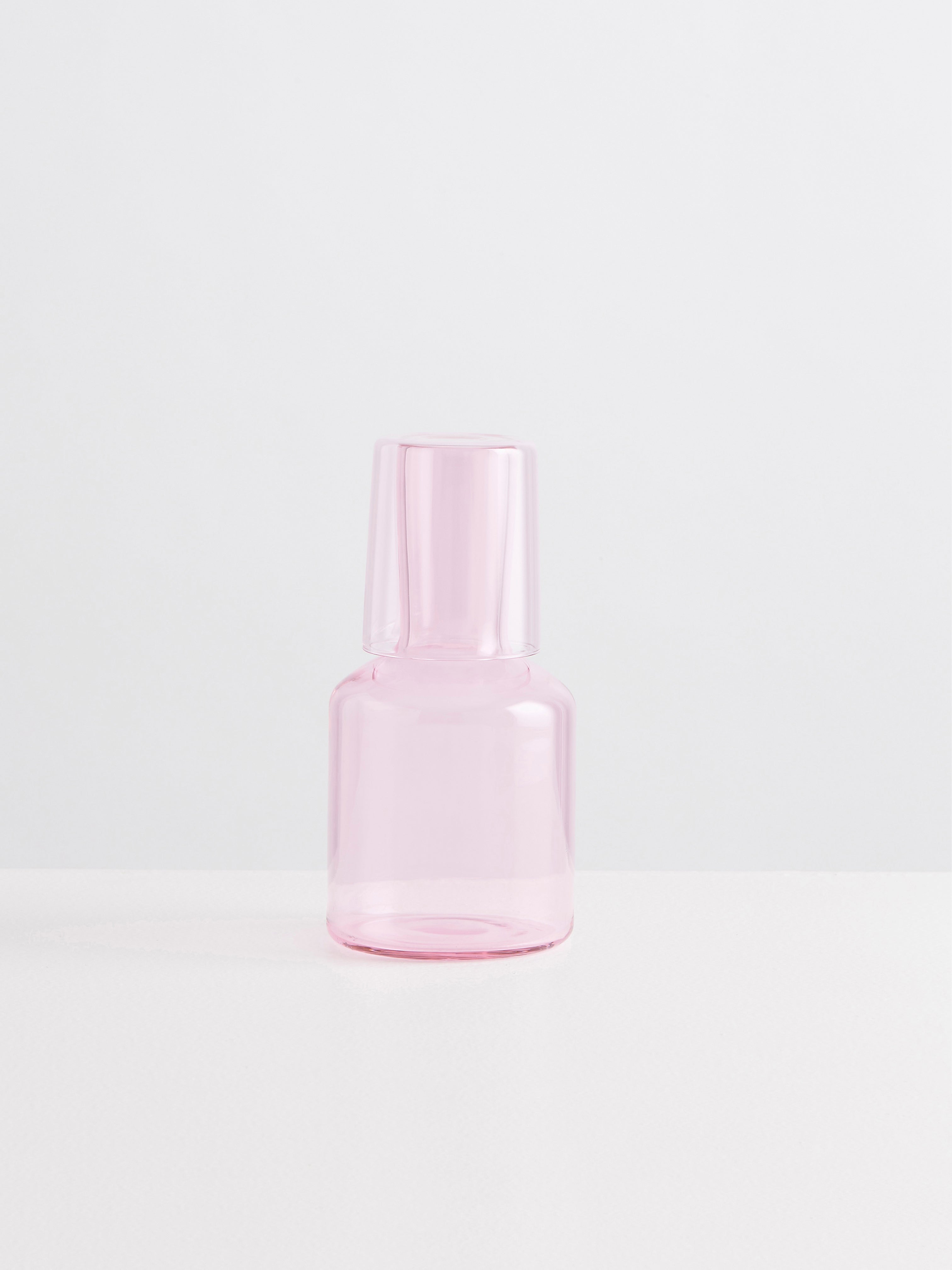 J'AI SOIF CARAFE AND GLASS SET PINK
