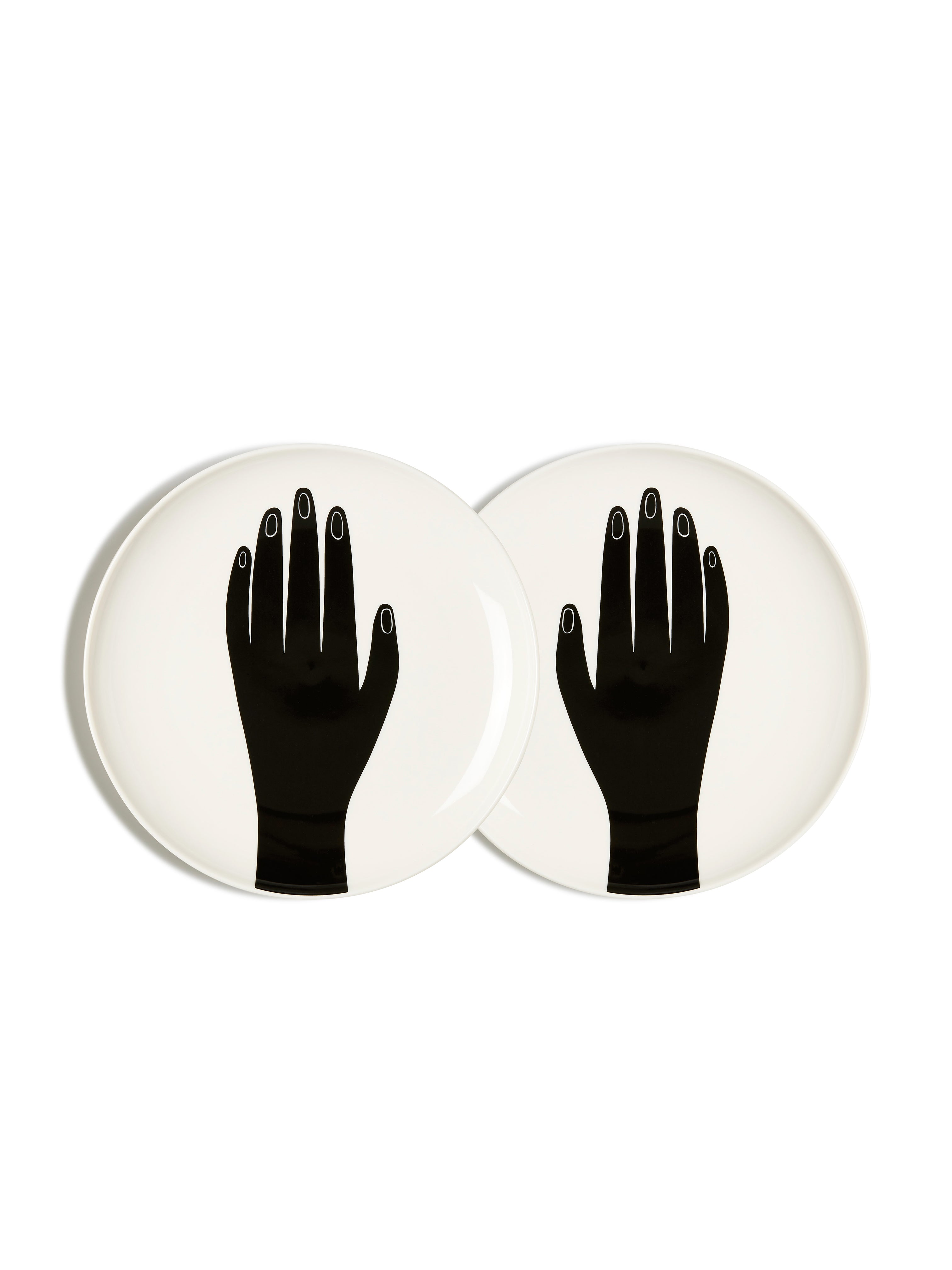 LES MAINS DINNER PLATES BLACK