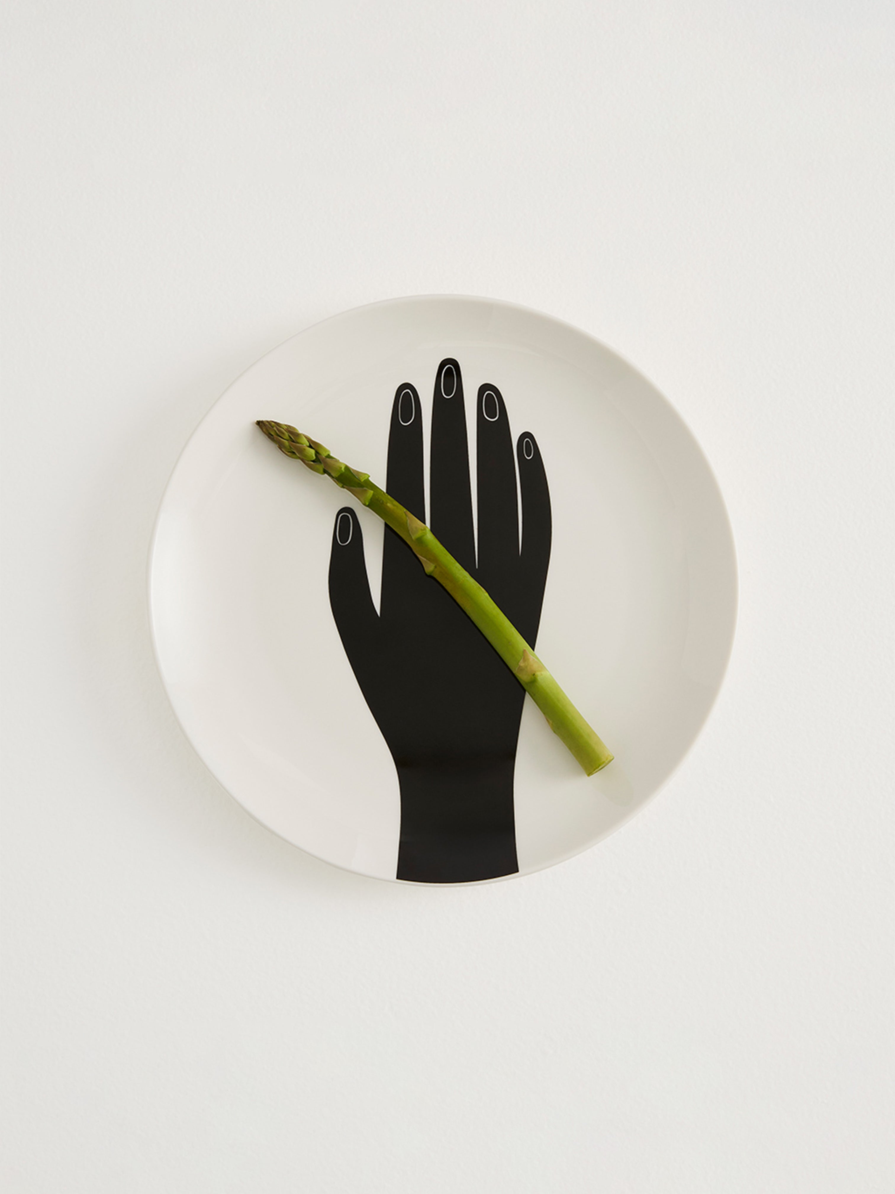 LES MAINS DINNER PLATES BLACK