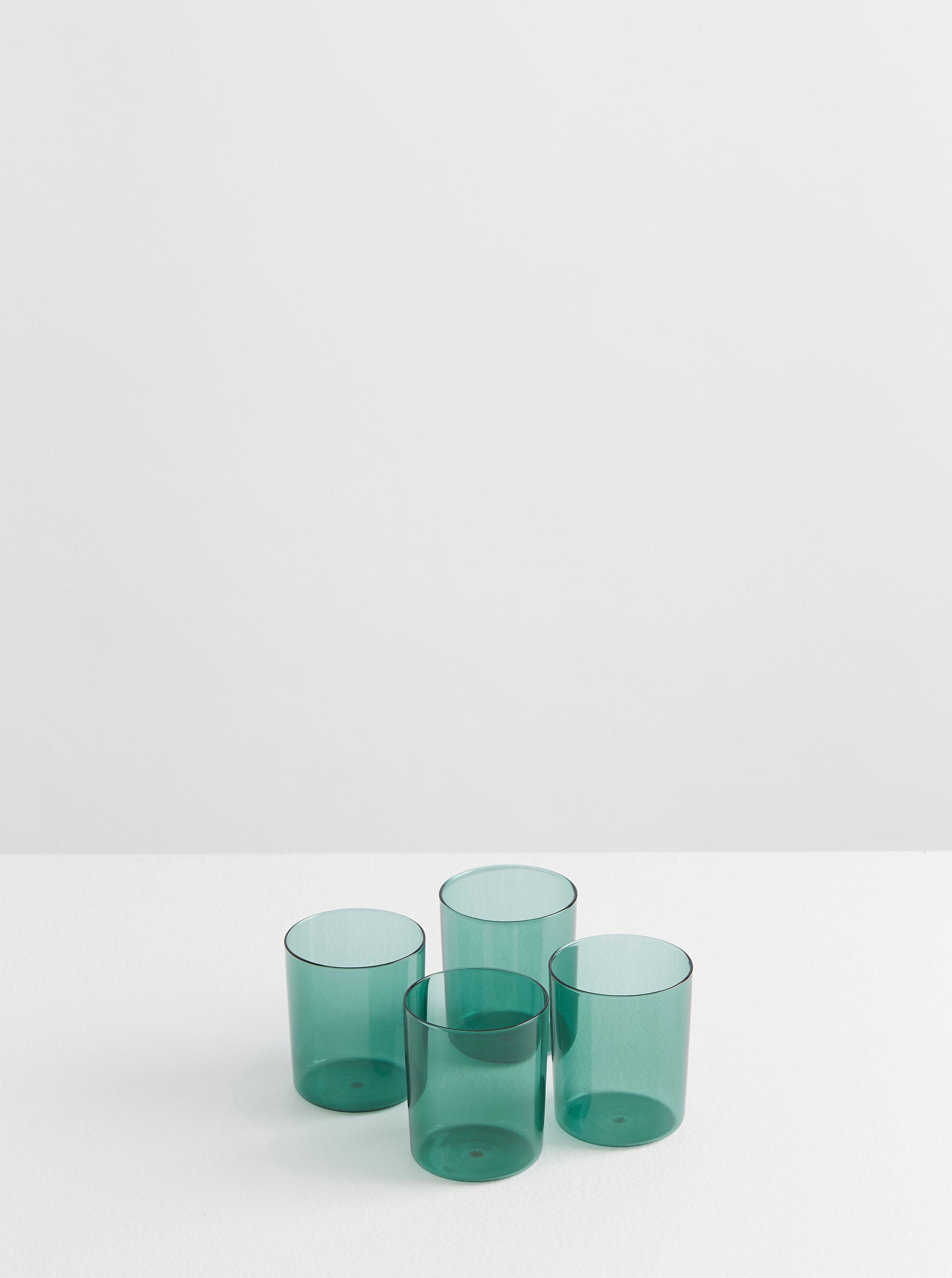 LARGE GOBLETS TEAL (SET OF 4)