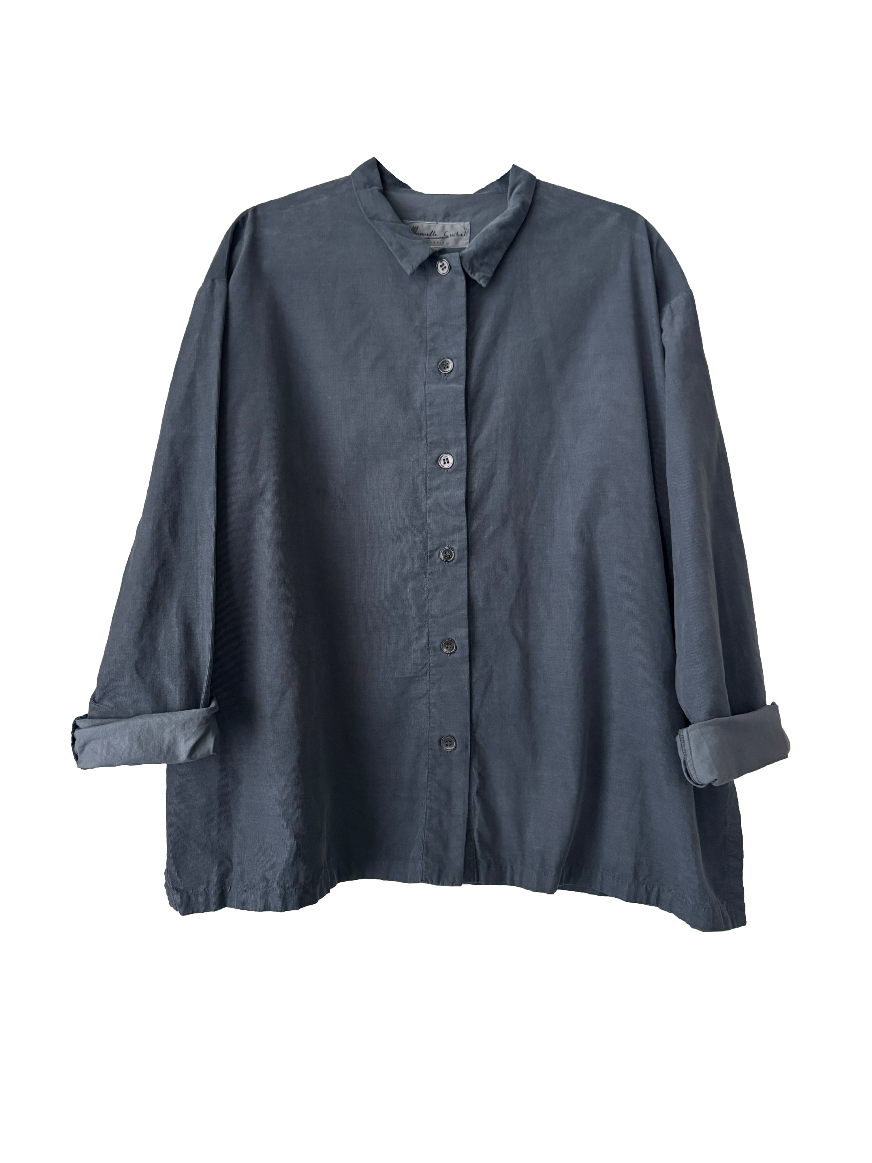 FINE CORDUROY SHIRT METALLIC