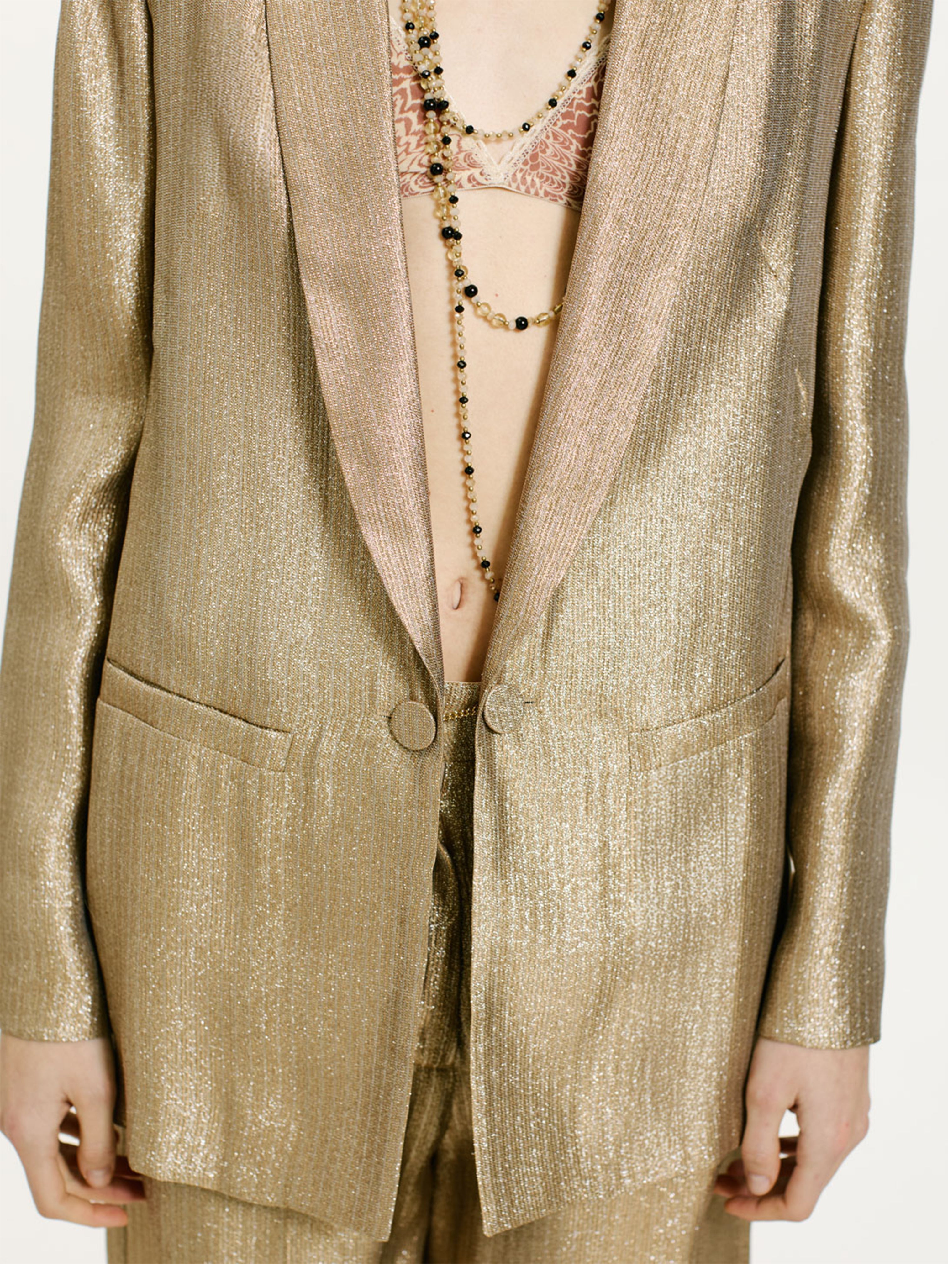BACHATA JACKET GOLD/SILVER