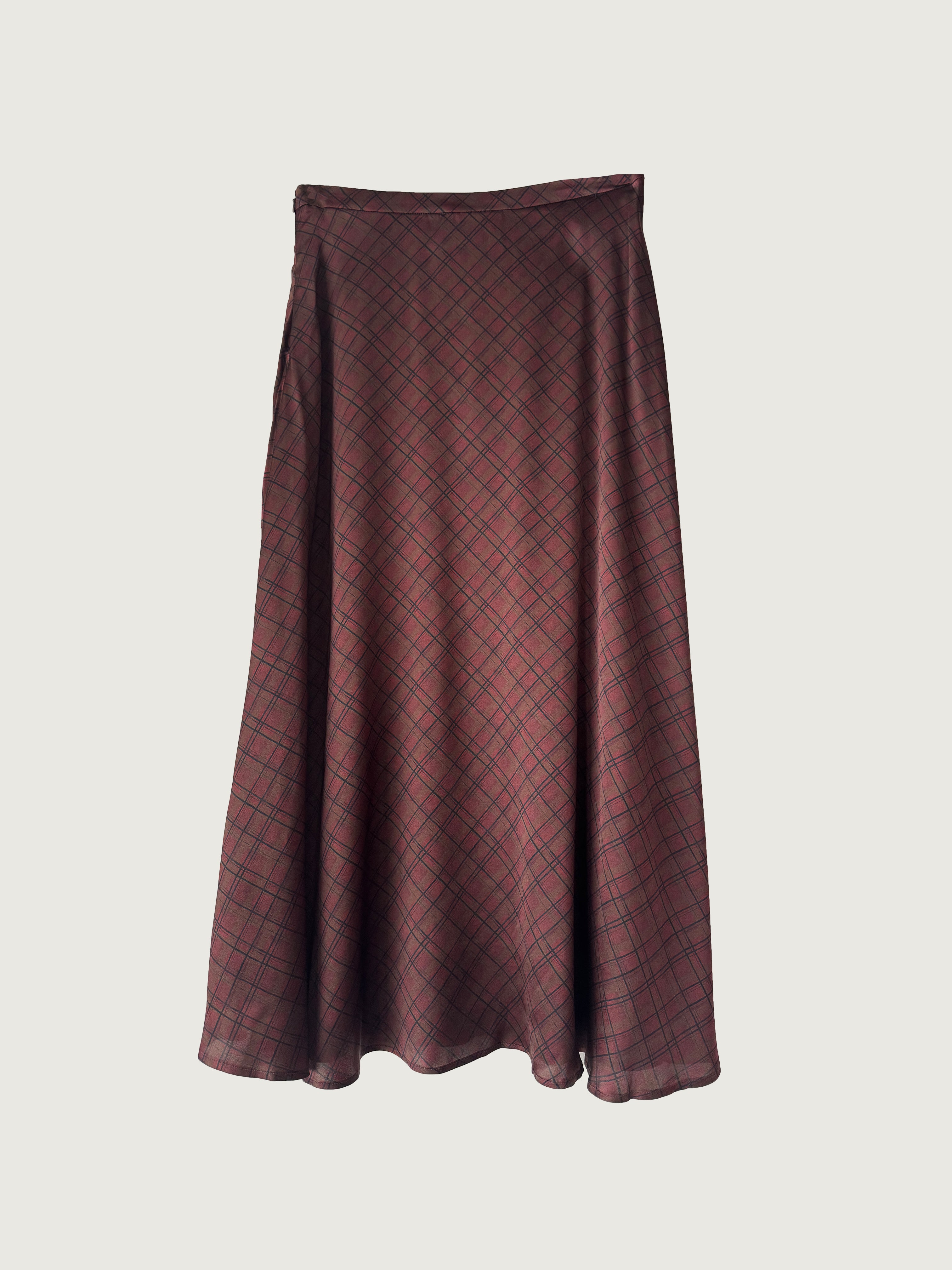 HEBE SKIRT MULTI TABACCO